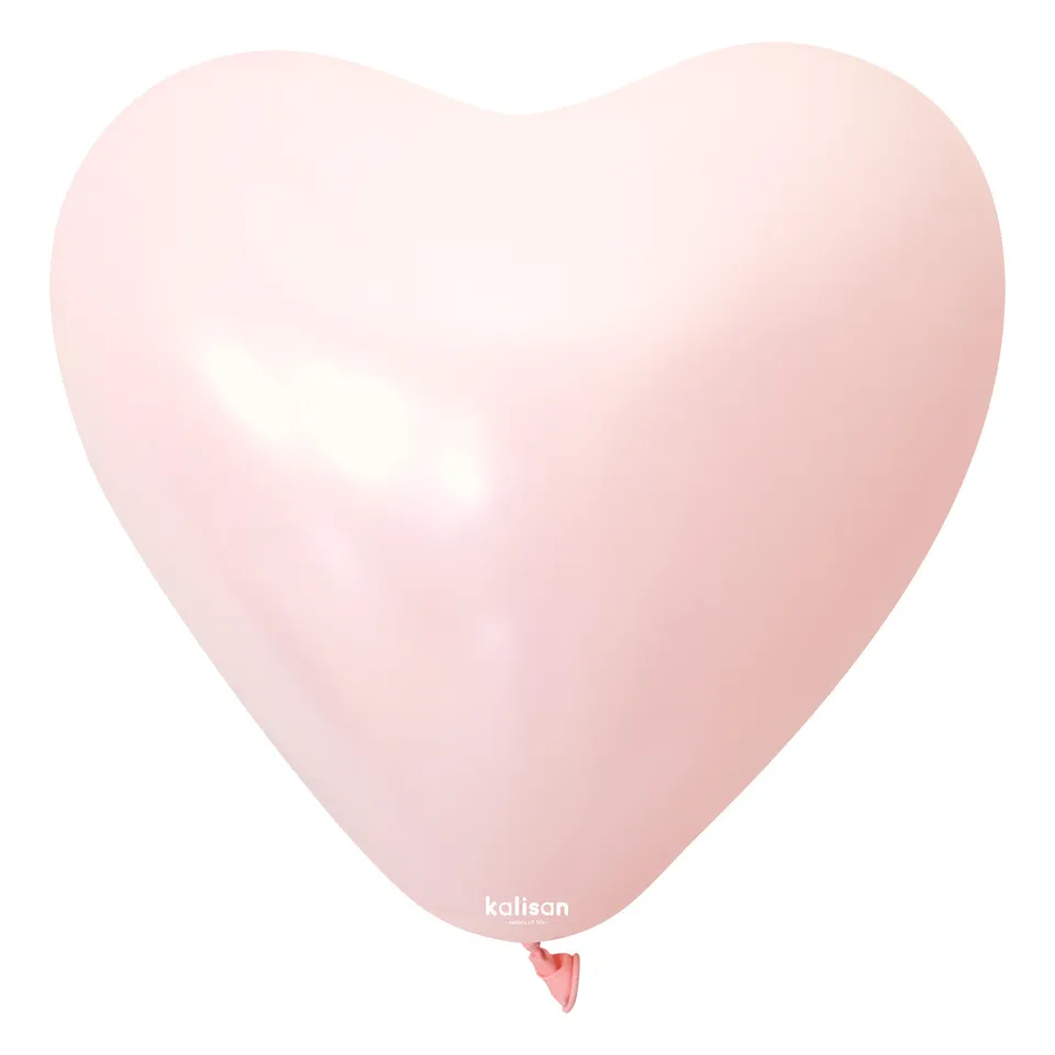 kalisan-macaron-herz-luftballon-12-zoll-macaron-pink image 1