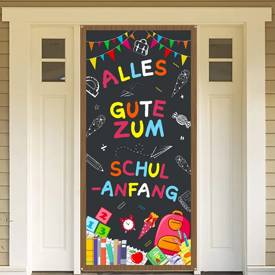 howaf-einschulung-banner-stoff-185x90cm-schulanfang-deko image 1