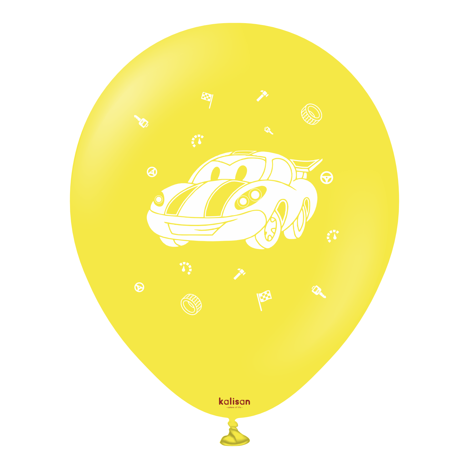 kalisan-party-theme-vehicles-luftballons-25-st-ck-bunt image 2