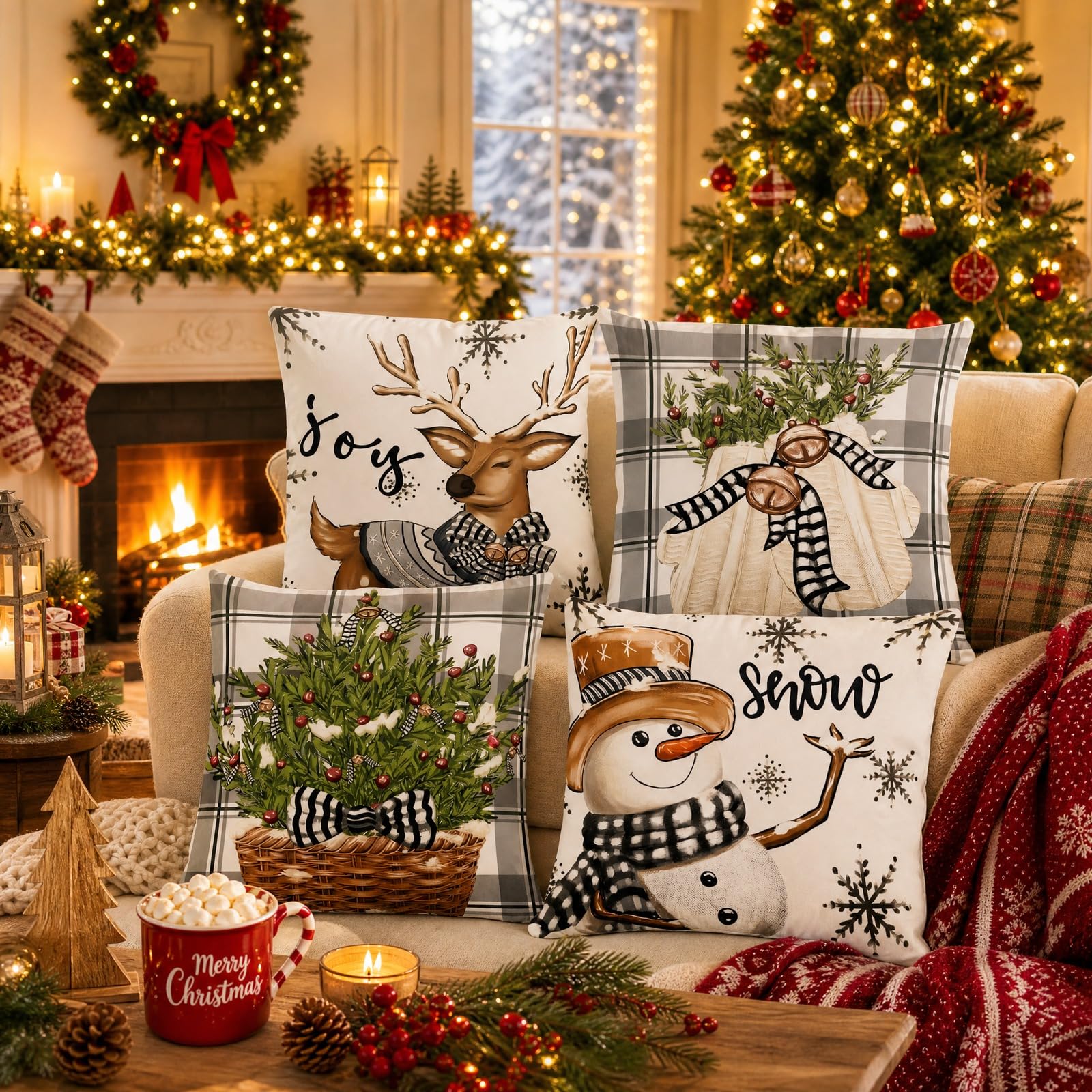 qifu-pappteller-kissenbezug-weihnachten-45x45-wei-grau-leinen image 8