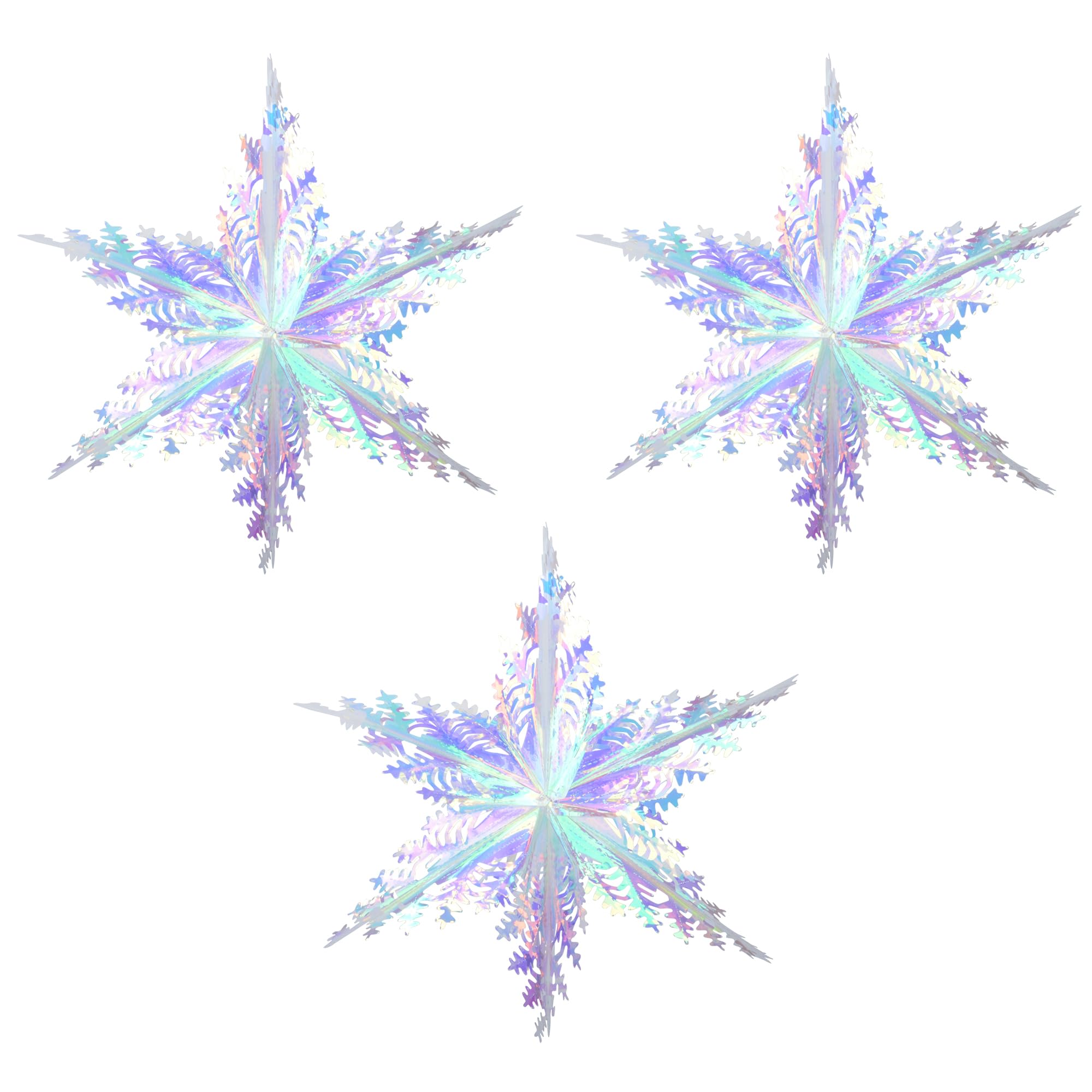 braveshine-party-decorations-schneeflocke-holografisch-40cm-3-st-ck image 1