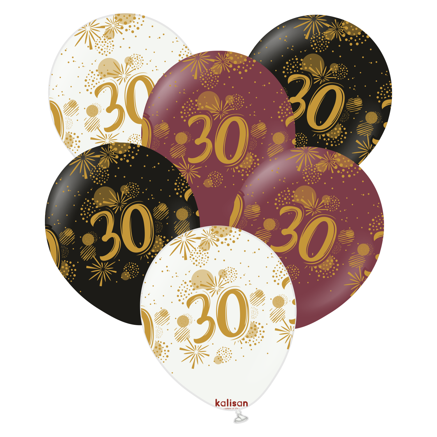 kalisan-birthday-theme-30-luftballons-geburtstag-25-st-ck image 1