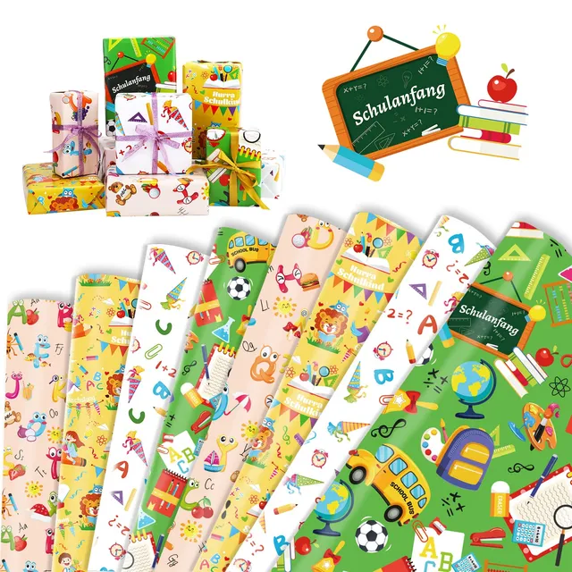 howaf-geschenkpapier-einschulung-mehrfarbig-8-b-gen-schulkind image 1