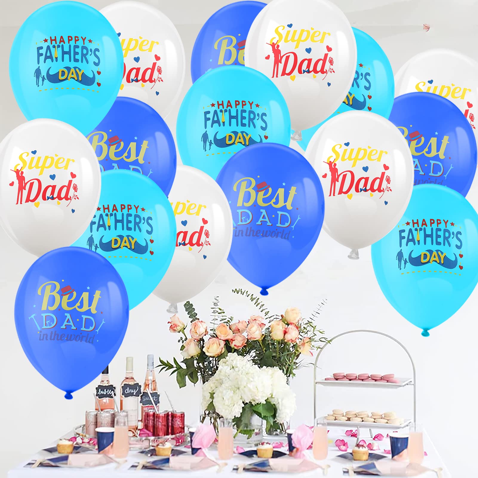 howaf-happy-dads-day-luftballons-vatertag-deko-set-blau image 5