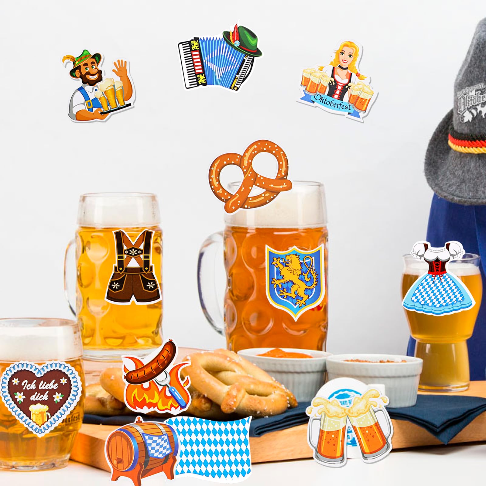 howaf-oktoberfest-konfetti-36-st-ck-bayrische-tischdeko-streudeko image 3