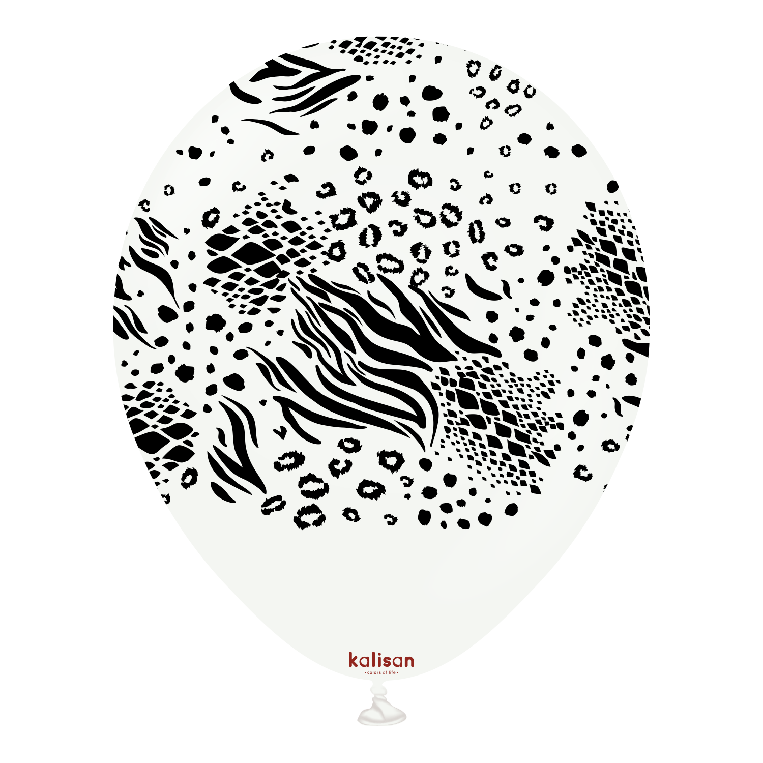 kalisan-safari-mutant-white-luftballons-12-zoll-25-st-ck-wei image 1