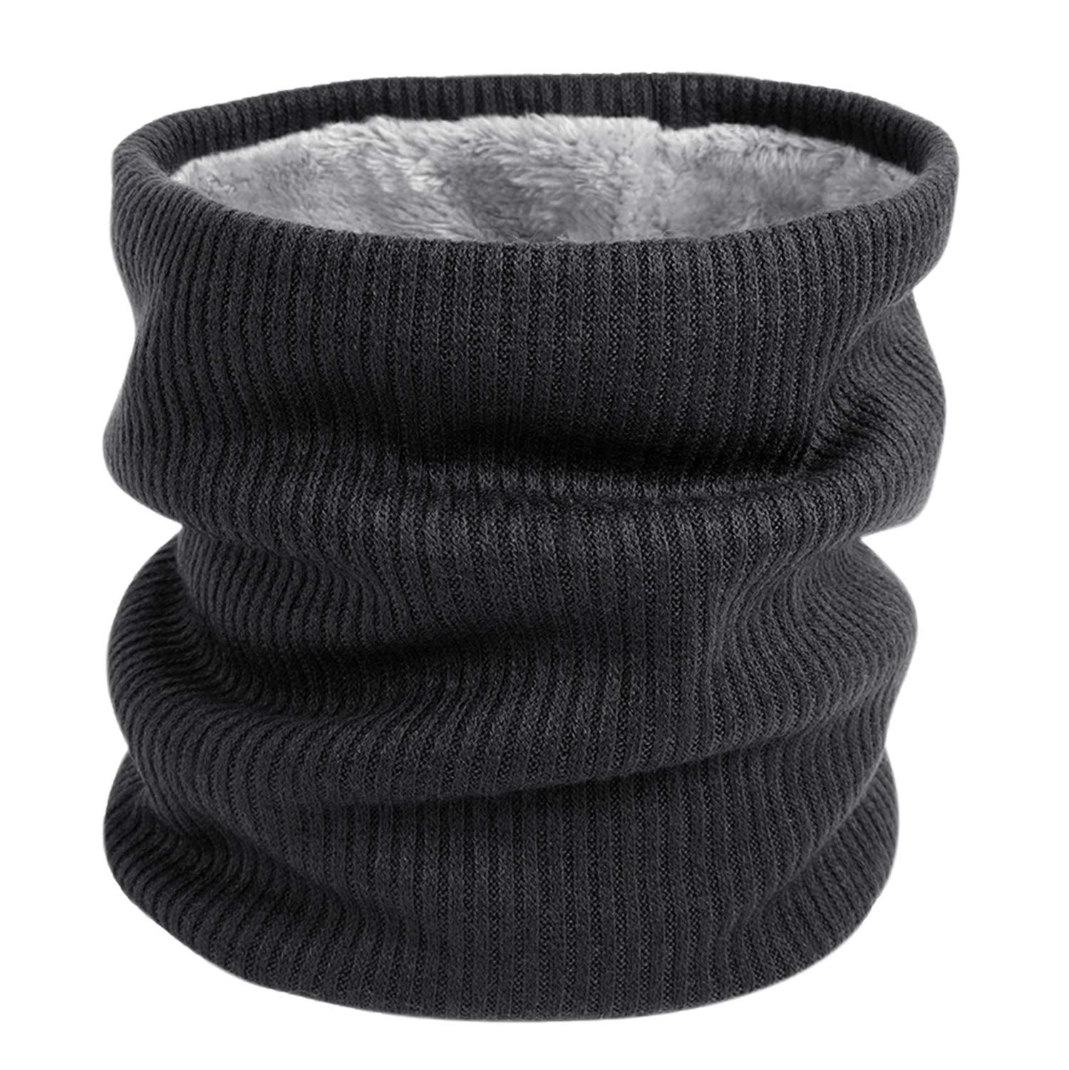 tacobear-accessories-halsschlauch-loop-schal-dunkelgrau-fleece-winter image 1