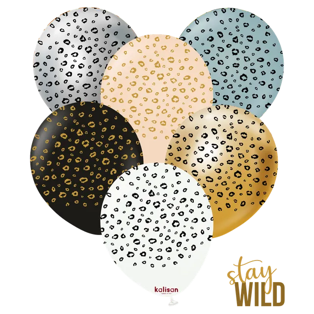 kalisan-safari-theme-leopard-luftballons-12-zoll-25-st-ck image 1