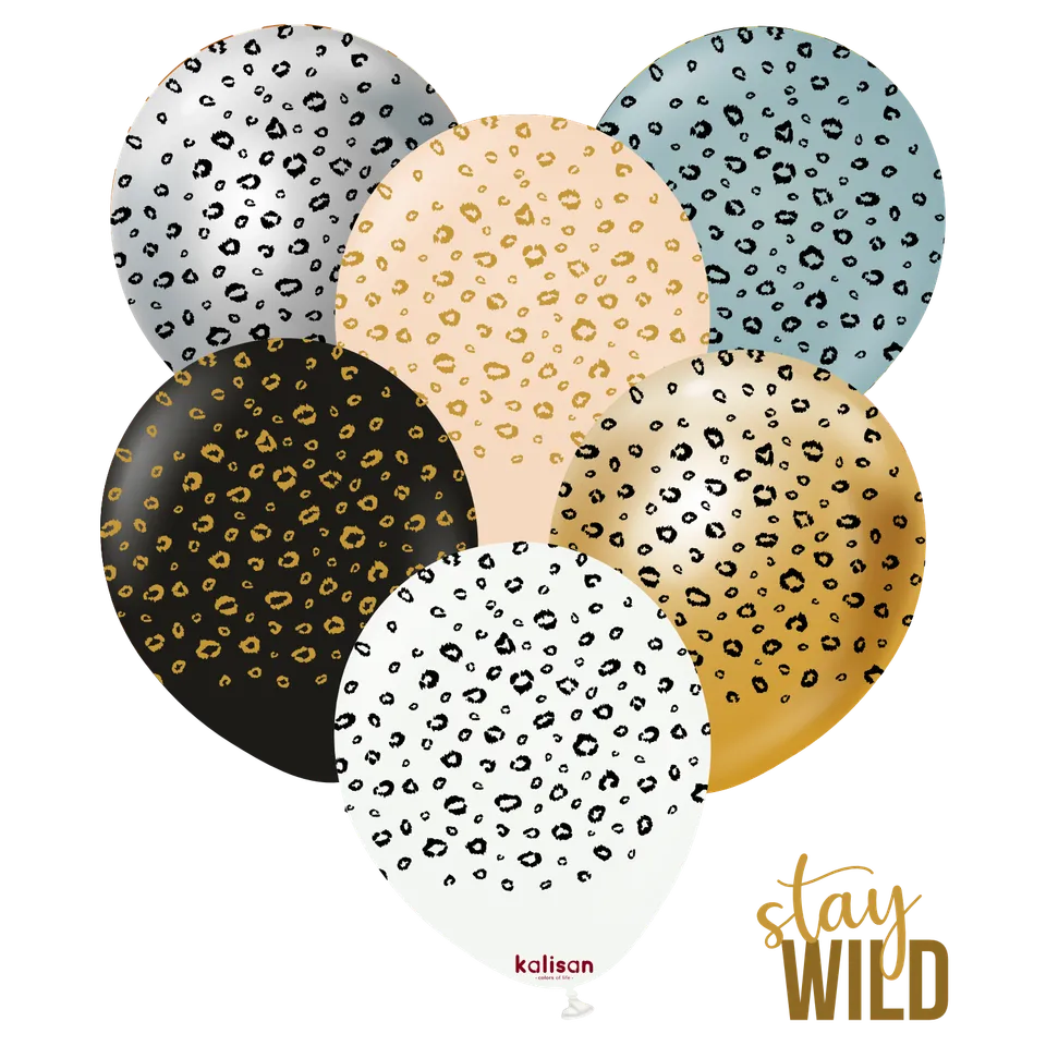 kalisan-safari-theme-leopard-luftballons-12-zoll-25-st-ck image 1