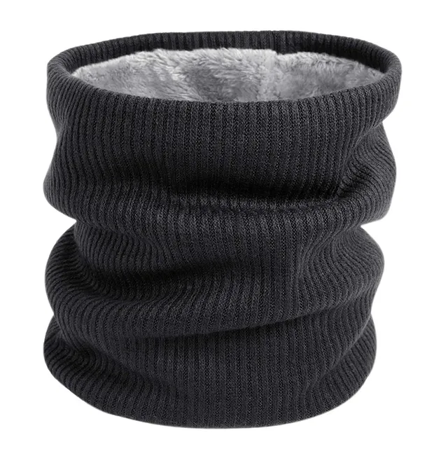 tacobear-accessories-halsschlauch-loop-schal-dunkelgrau-fleece-winter image 1