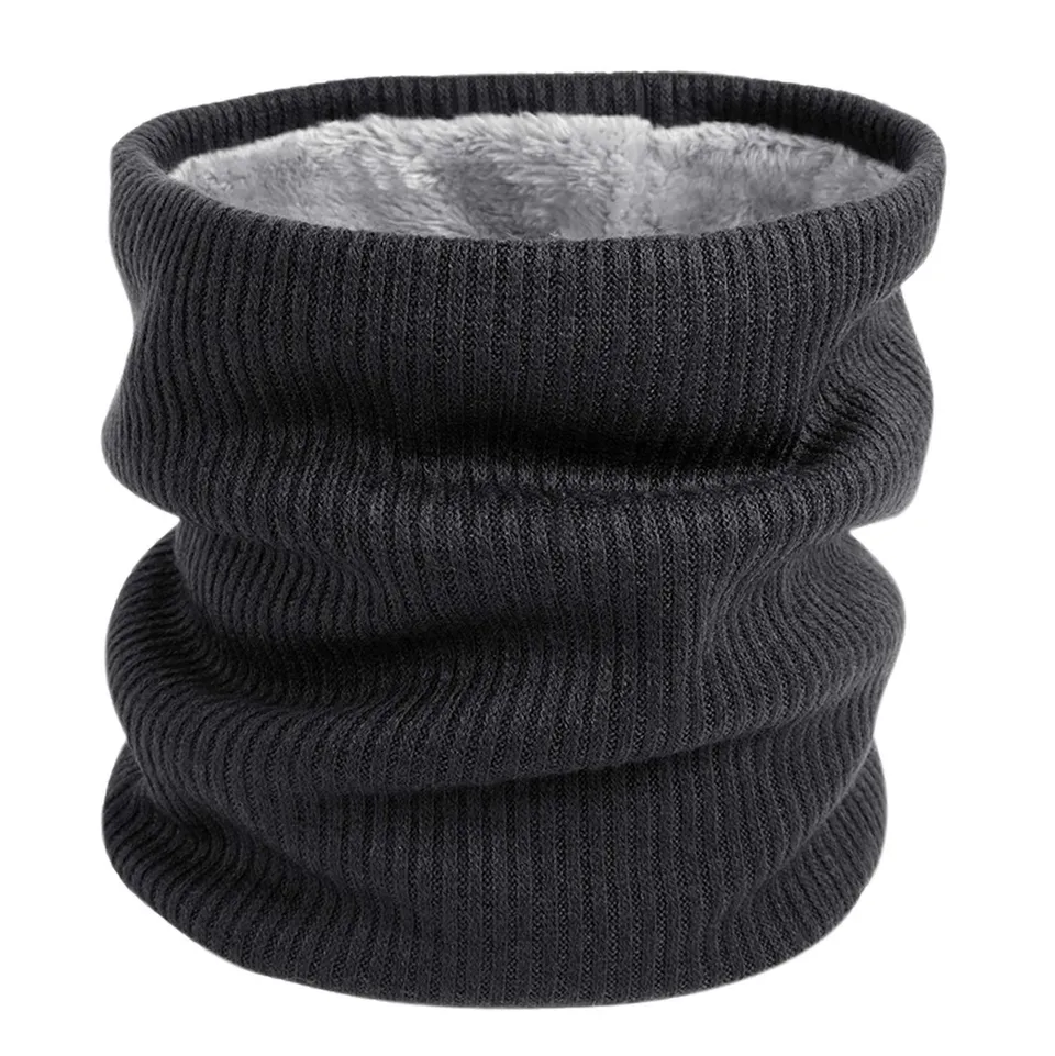 tacobear-accessories-halsschlauch-loop-schal-dunkelgrau-fleece-winter image 1