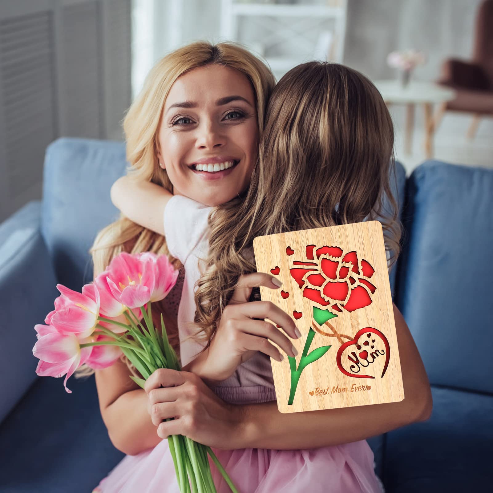 howaf-muttertagskarte-bambus-best-mum-ever-mit-umschlag image 7