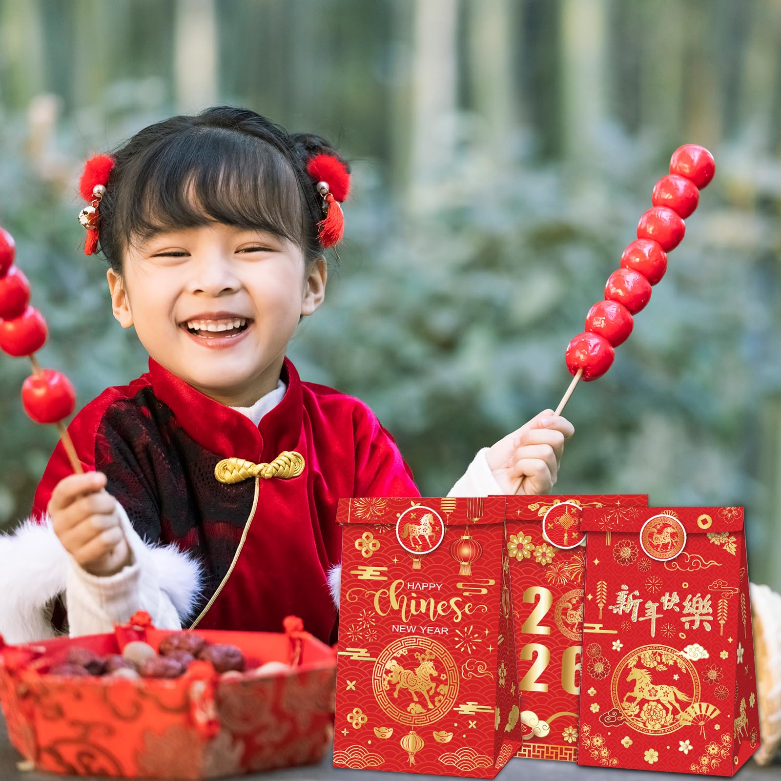 howaf-chinesisch-neujahr-geschenkt-ten-rot-12-st-ck-pferd image 6