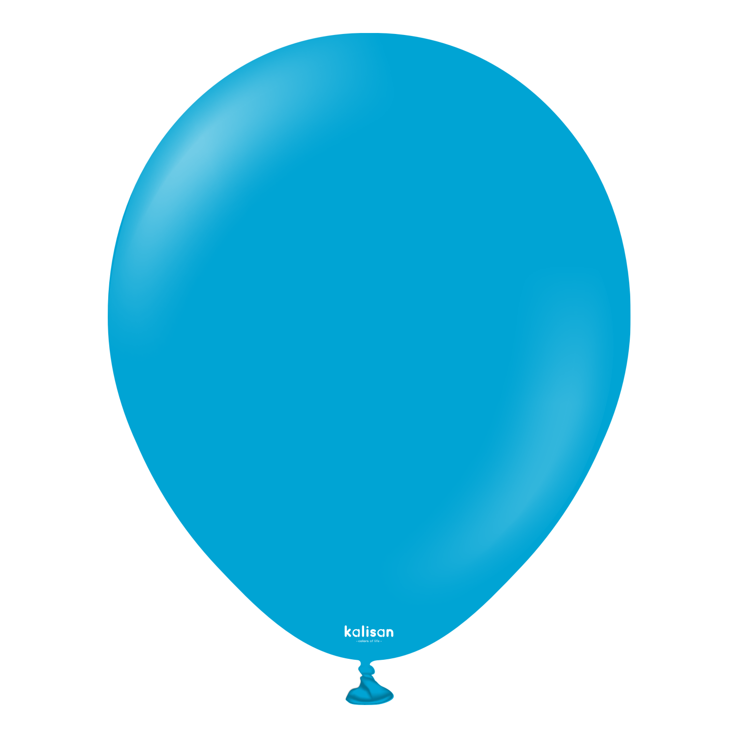 kalisan-standard-colors-caribbean-blue-luftballons-25-st-ck image 1