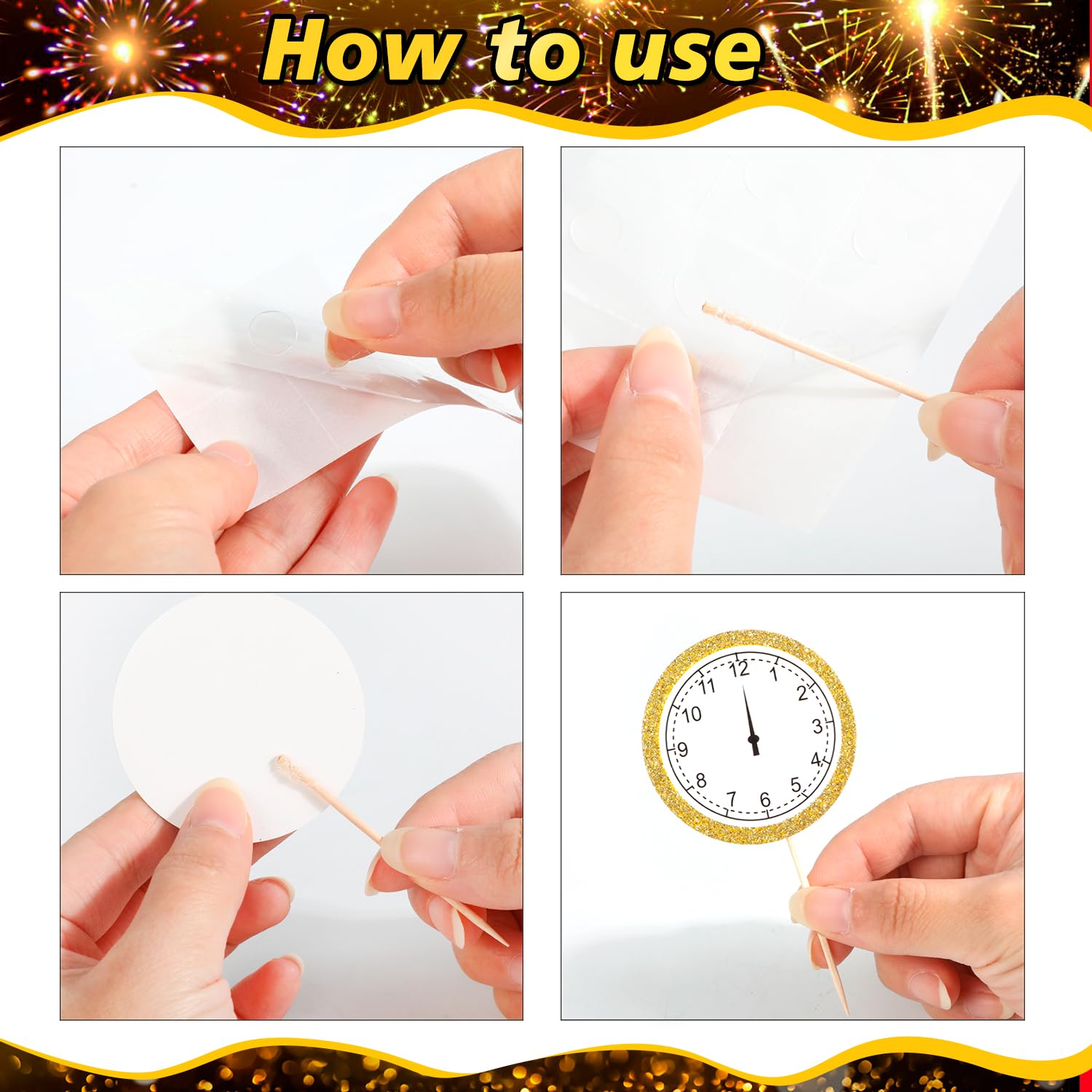 howaf-silvester-deko-2027-cupcake-topper-happy-new-year-25-st-ck image 3