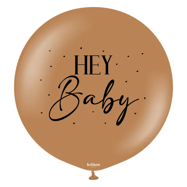kalisan-hey-baby-luftballon-36-karamell-braun image 1