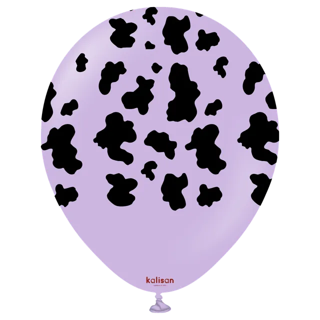 kalisan-safari-cow-lilac-luftballons-12-zoll-25-st-ck-lila image 1