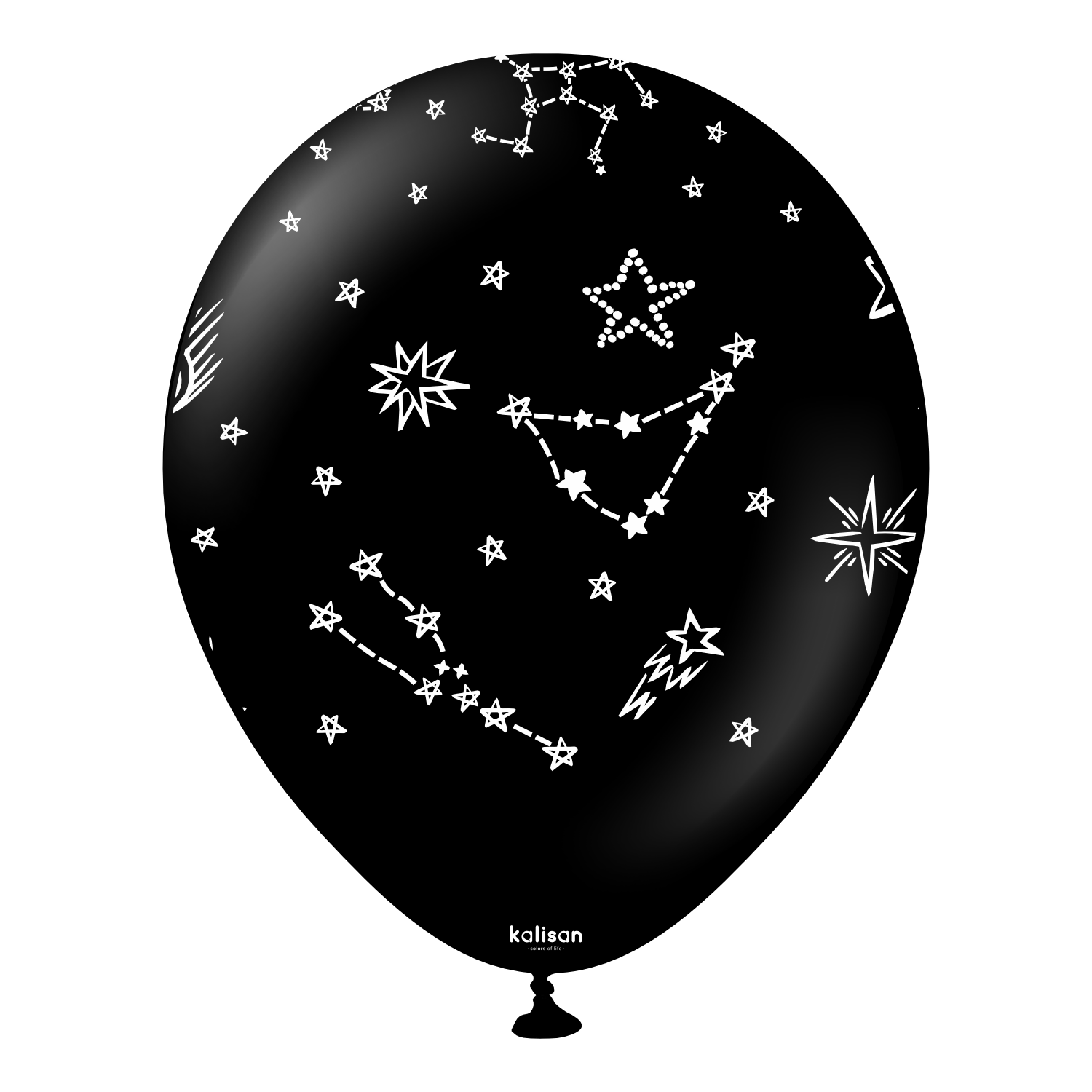 kalisan-party-celestial-luftballons-schwarz-12-zoll-25-st-ck image 4