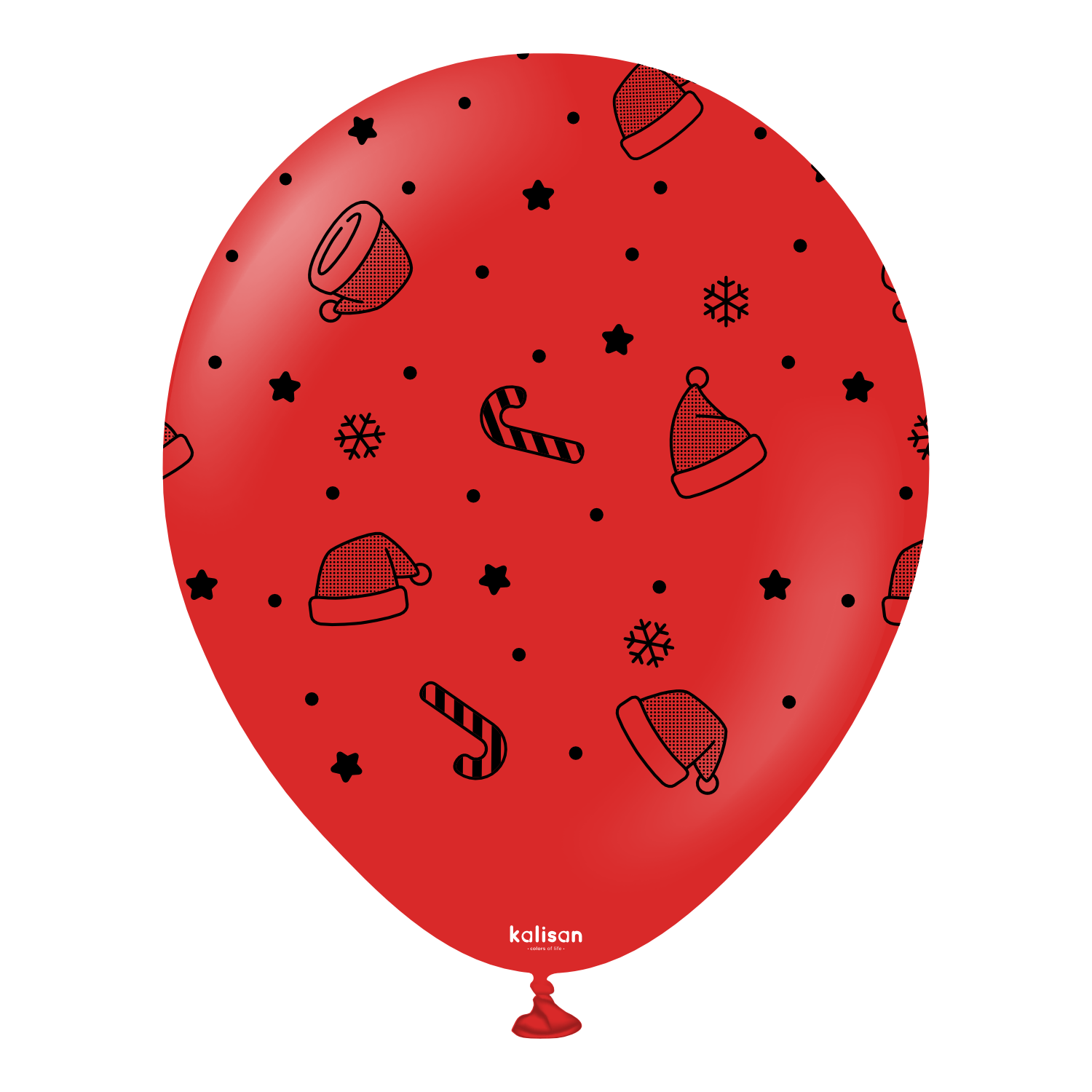 kalisan-new-year-christmas-pattern-luftballons-12-25-stk-rot image 3