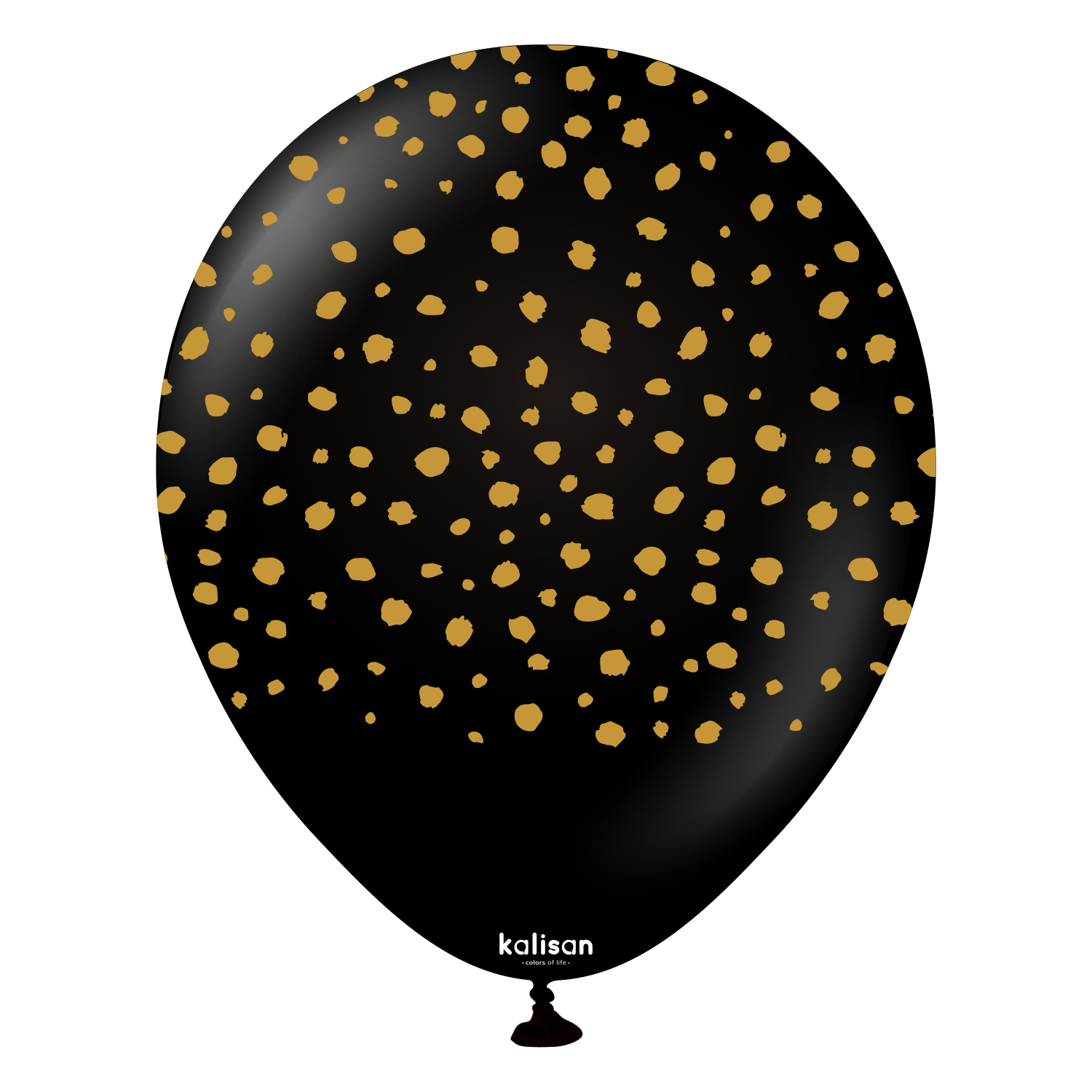 kalisan-safari-theme-cheetah-black-luftballons-25er-gold image 1