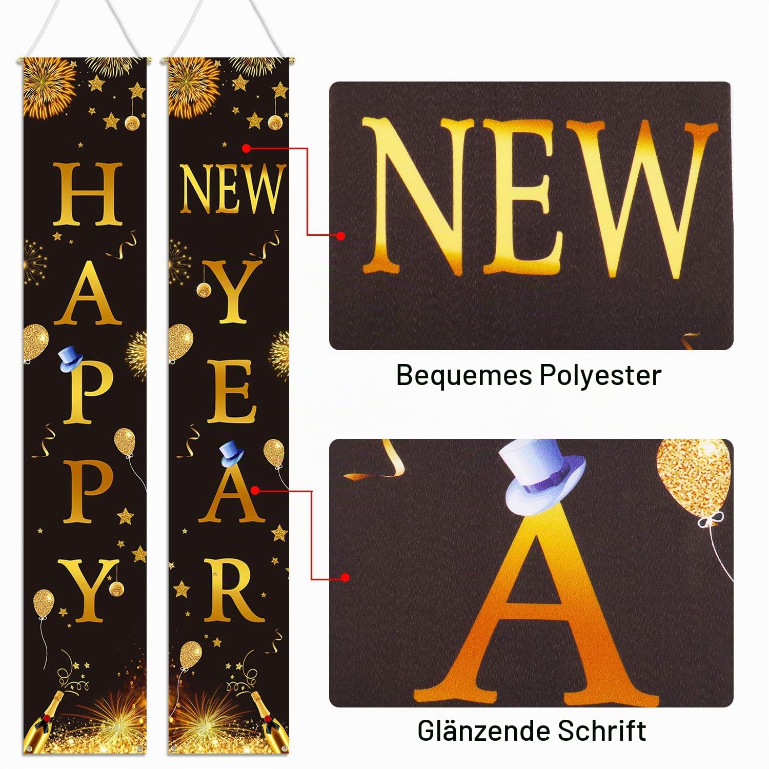 howaf-silvester-deko-banner-frohes-neujahr-schwarz-gold-2tlg image 3
