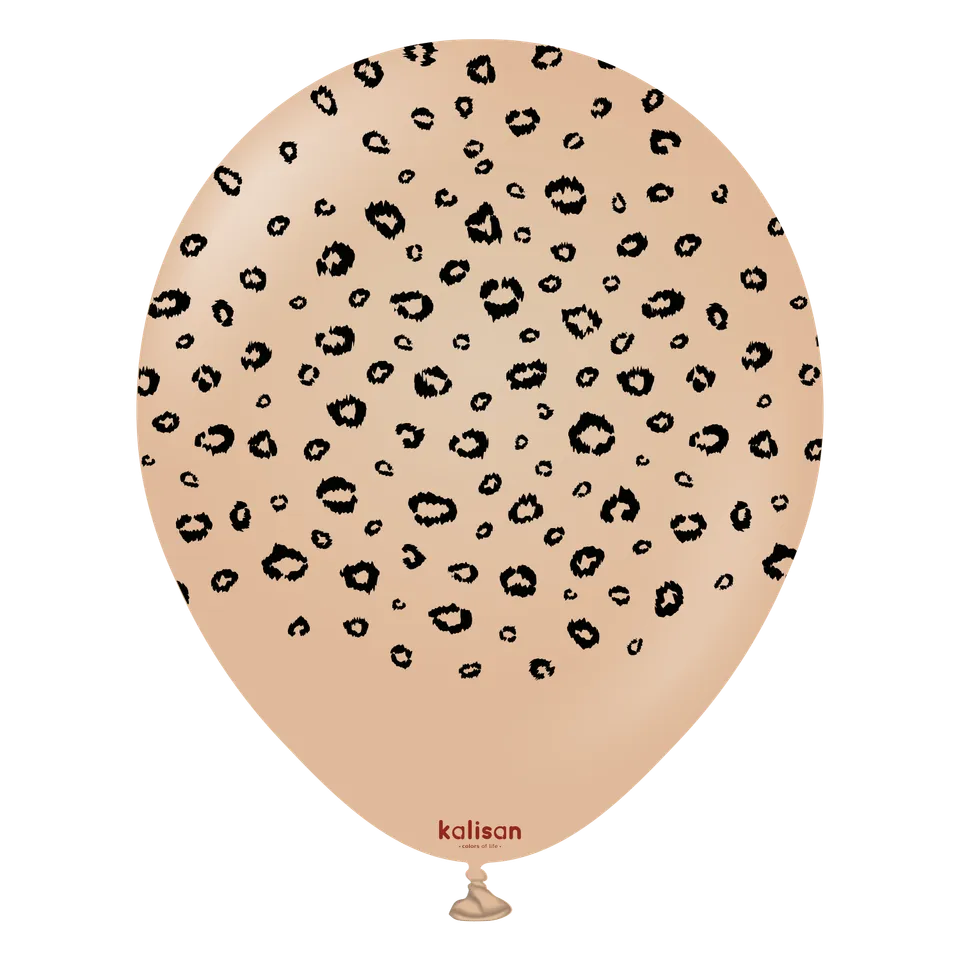 kalisan-safari-leopard-luftballons-12-zoll-25-st-ck-desert-sand image 1