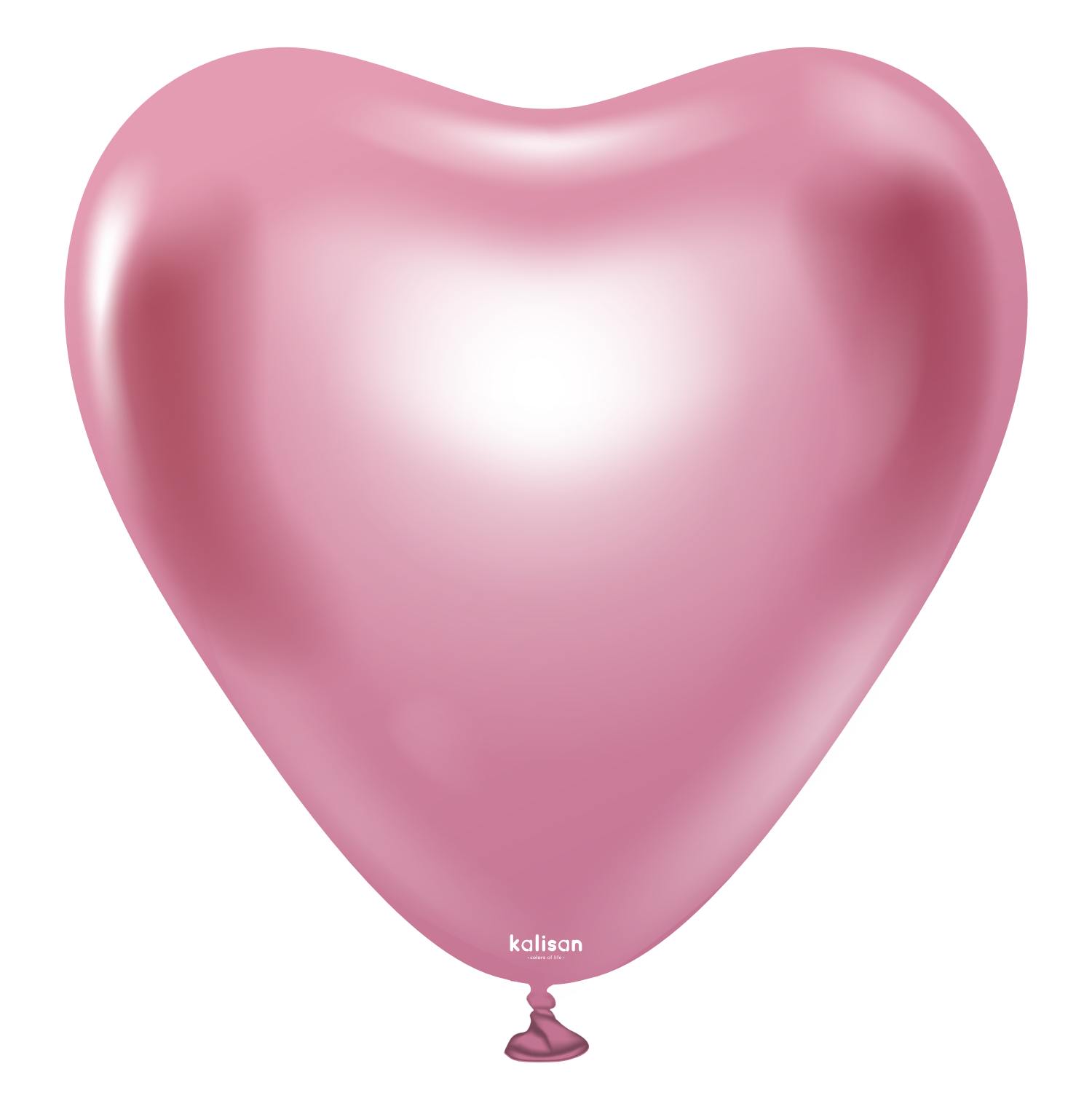 kalisan-mirror-12-herz-luftballon-mirror-pink-25-st-ck-rosa image 1