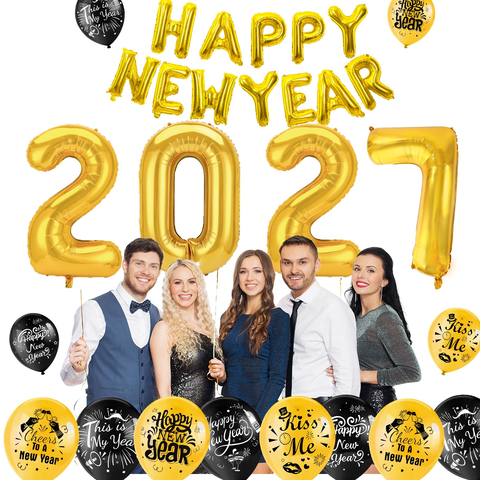 howaf-silvester-deko-2027-xxl-set-gold-folienballon-latexballons image 6