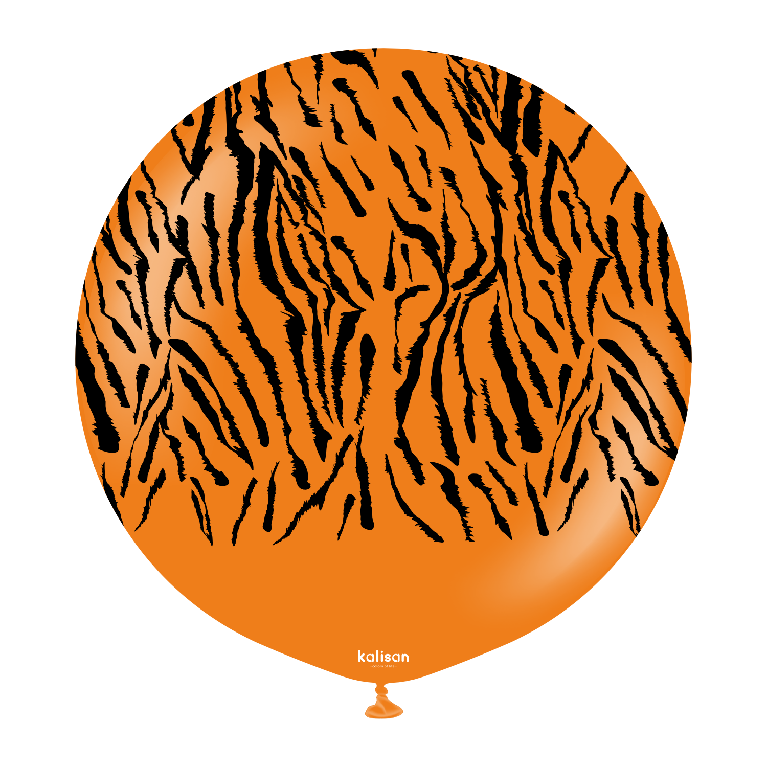kalisan-safari-tiger-orange-luftballons-12-zoll-25-st-ck-orange image 2