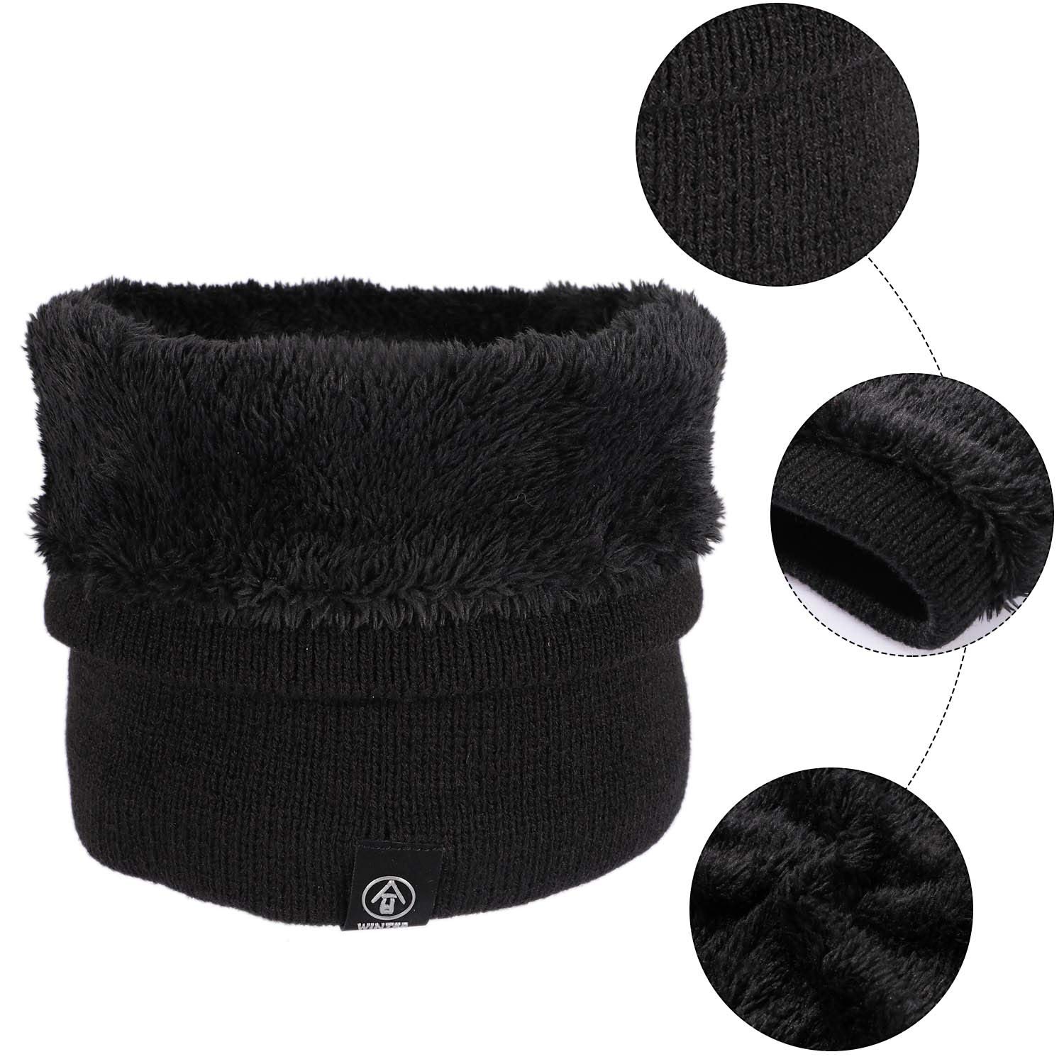 tacobear-accessories-loop-schal-fleece-2er-set-schwarz-winter image 5