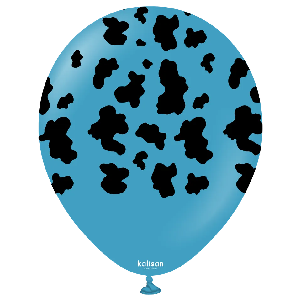 kalisan-safari-cow-deep-blue-luftballons-12-zoll-25-st-ck image 1