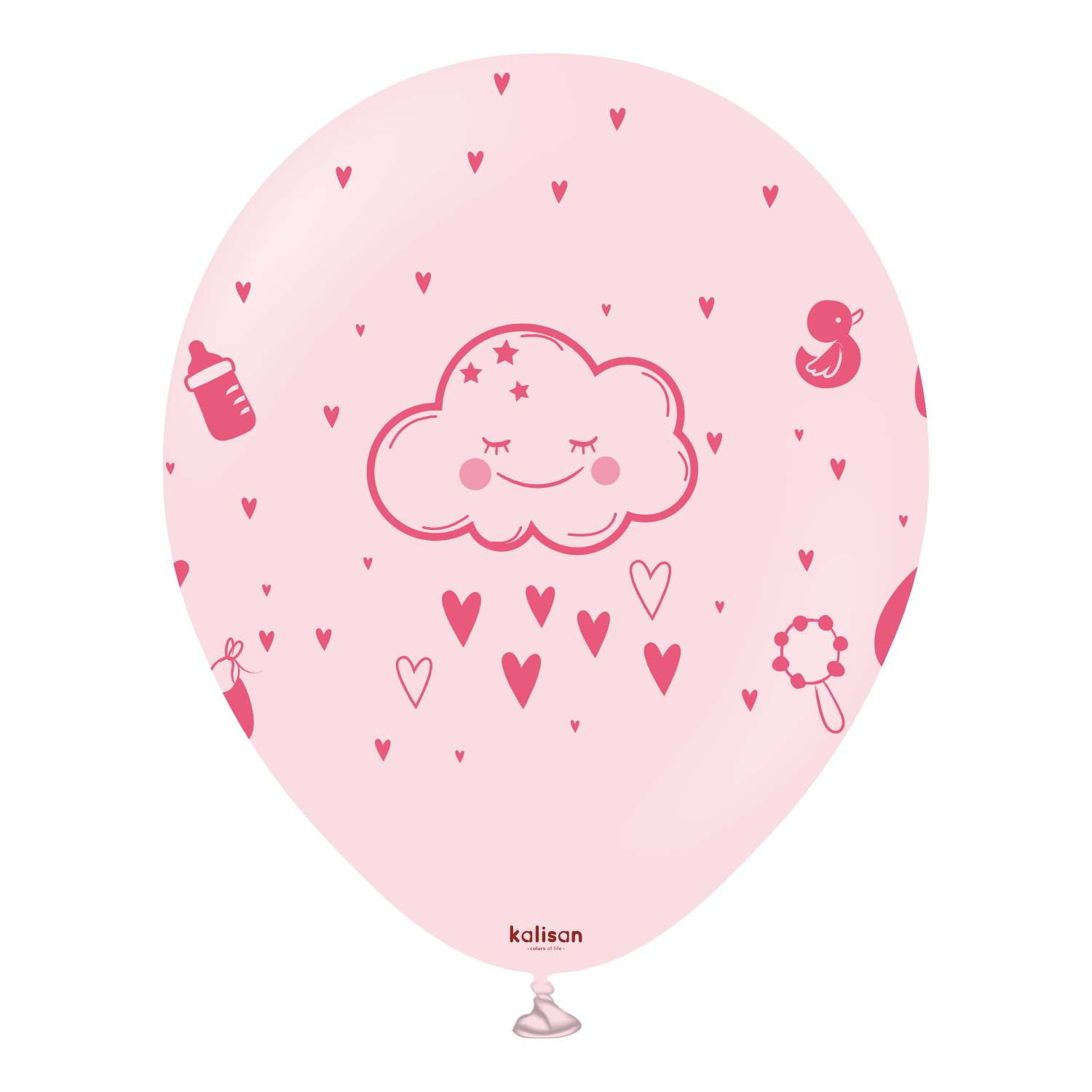 kalisan-baby-shower-it-s-a-girl-luftballons-12-zoll-25-st-ck-rosa image 2
