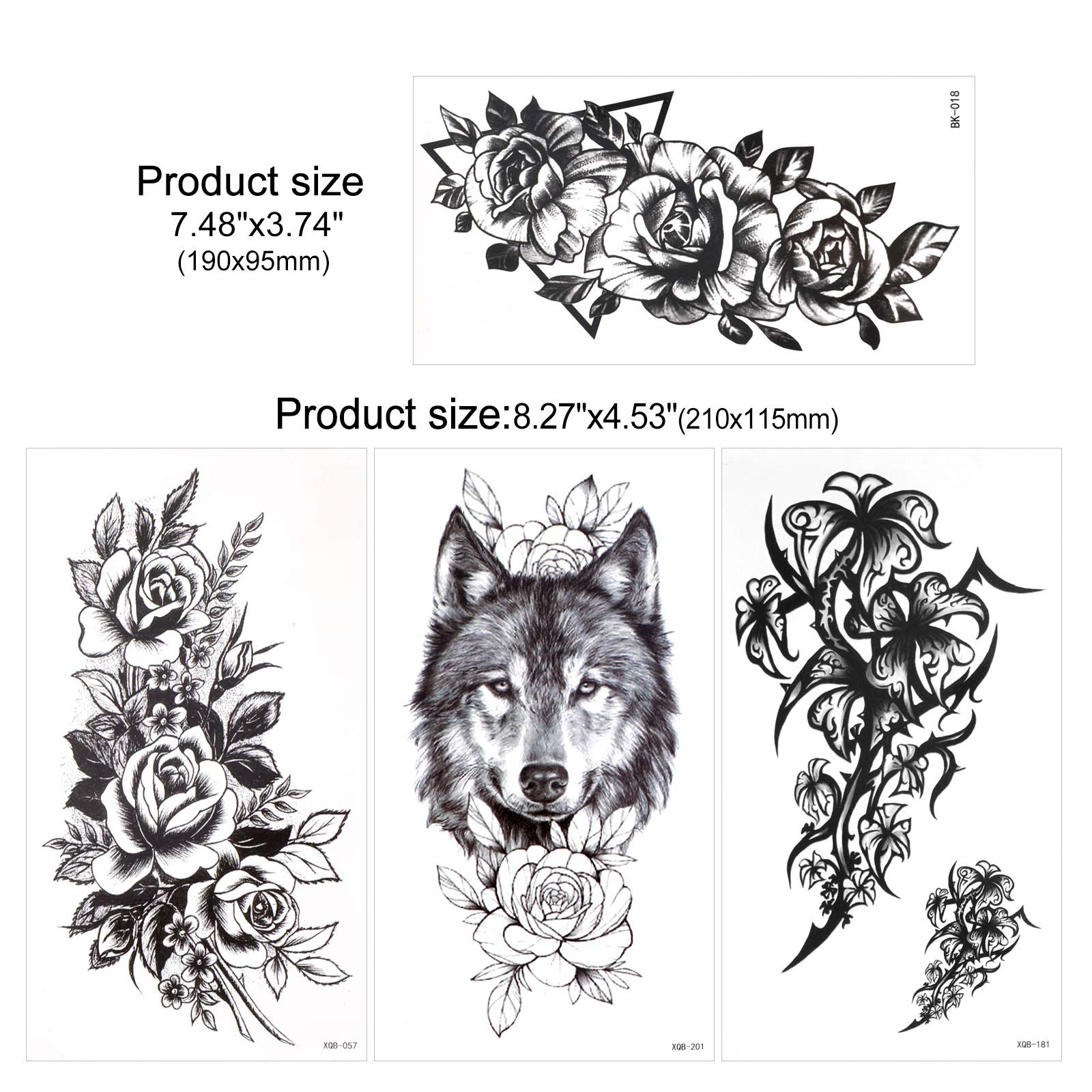 howaf-tempor-re-tattoos-schwarz-40-bl-tter-klein image 3