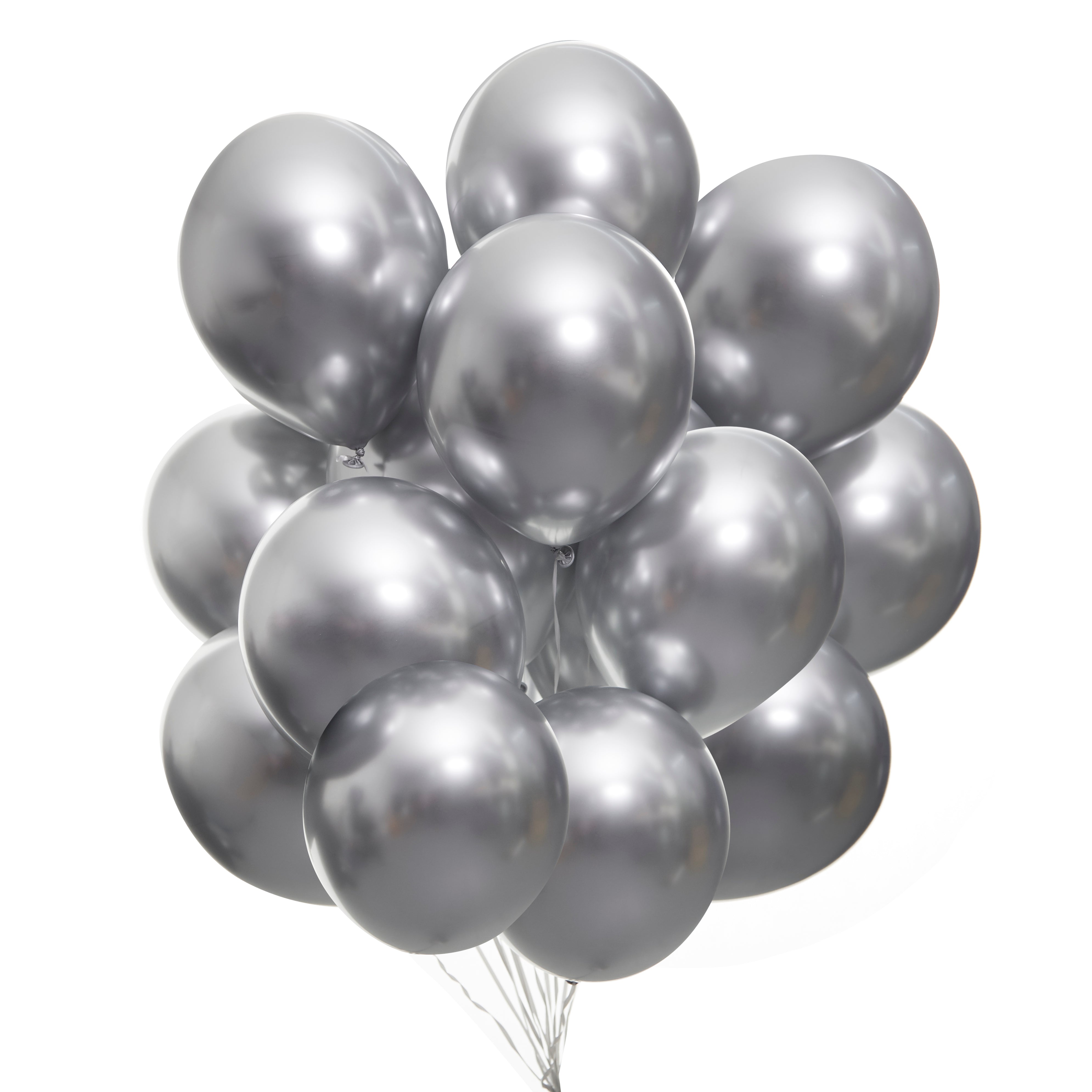 green-paw-glossy-balloons-luftballons-silber-50-st-ck-gl-nzend image 5