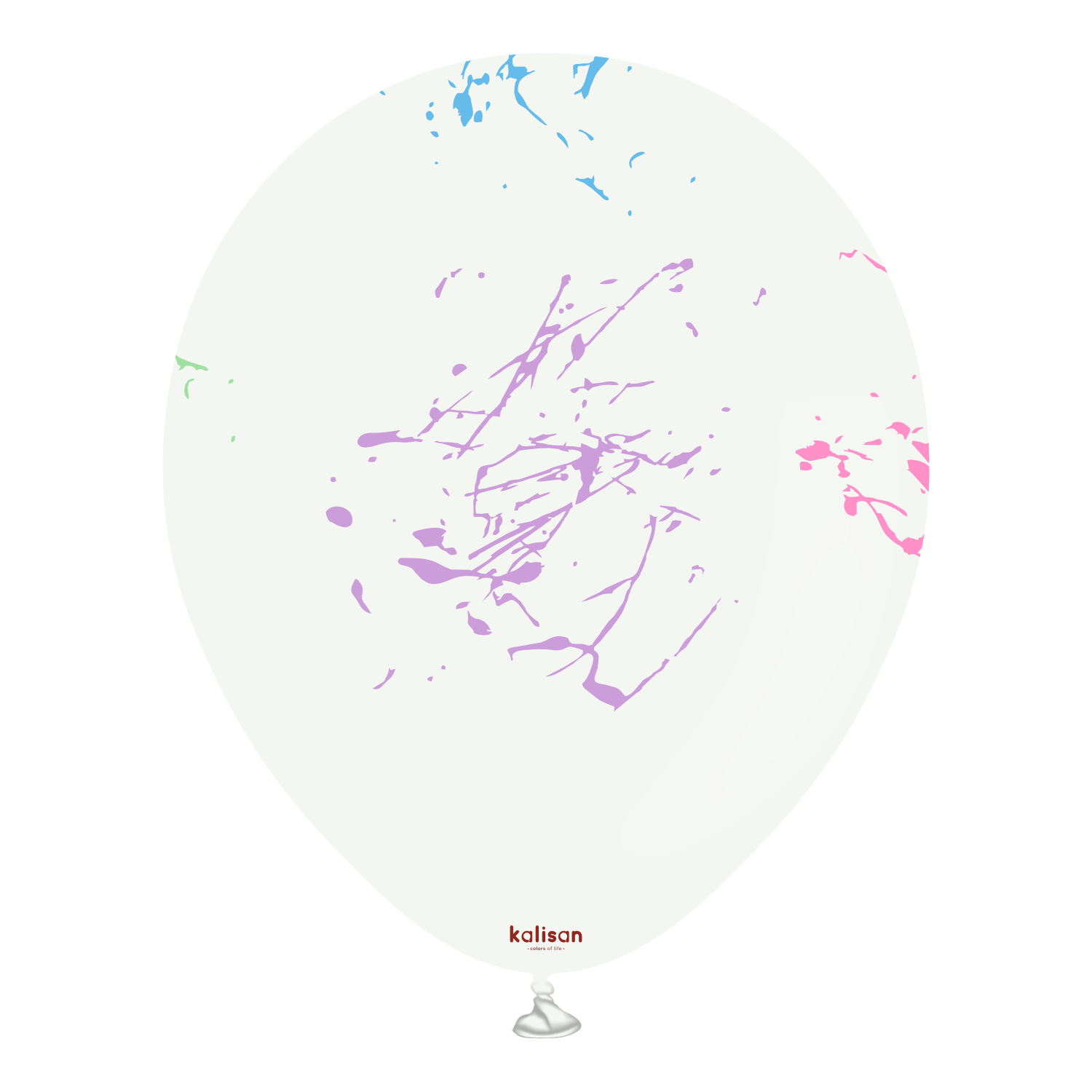 kalisan-party-theme-splatter-5-color-luftballons-25-st-ck-12-zoll image 2
