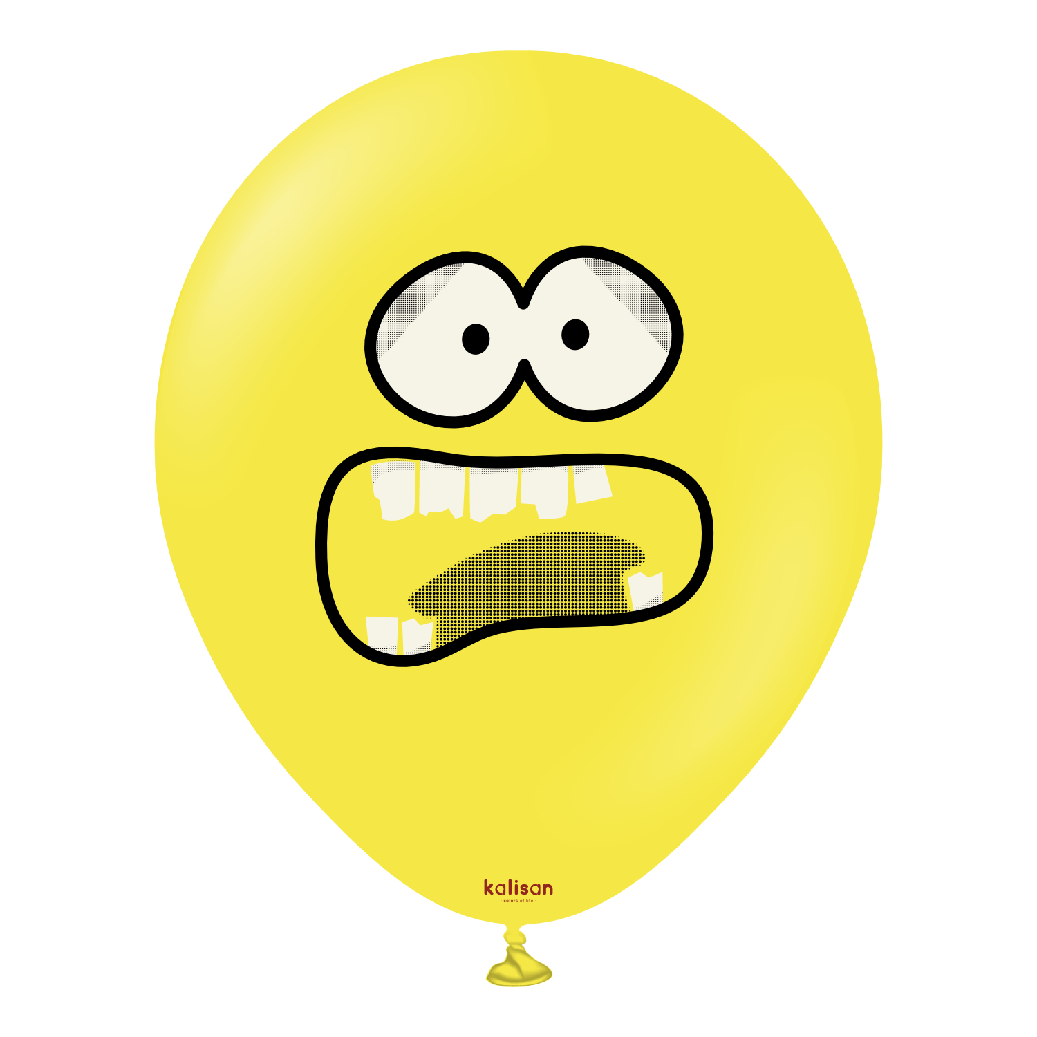 kalisan-party-theme-monster-faces-luftballons-12-25-stk-bunt image 3