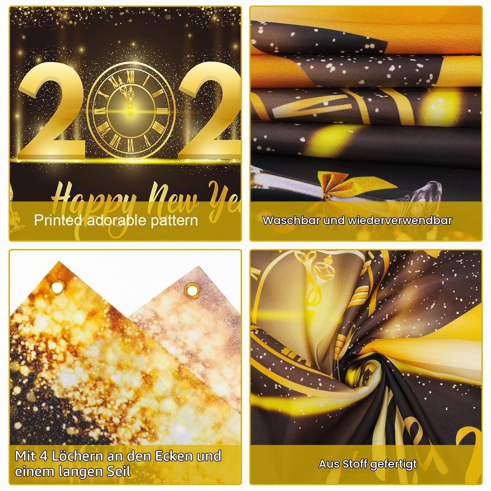 howaf-silvester-banner-2027-stoff-schwarz-gold-185x110-cm image 3