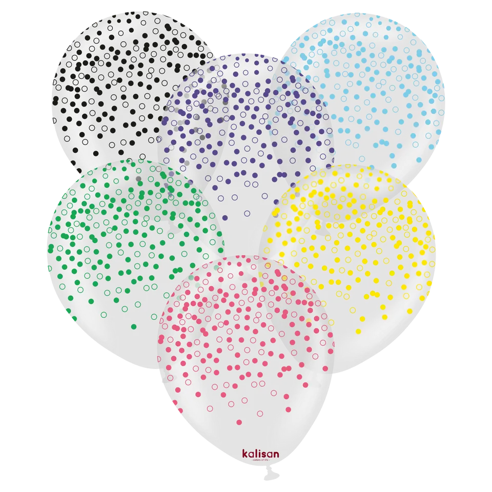 kalisan-celebration-confetti-luftballons-25-st-ck-12-transparent image 1