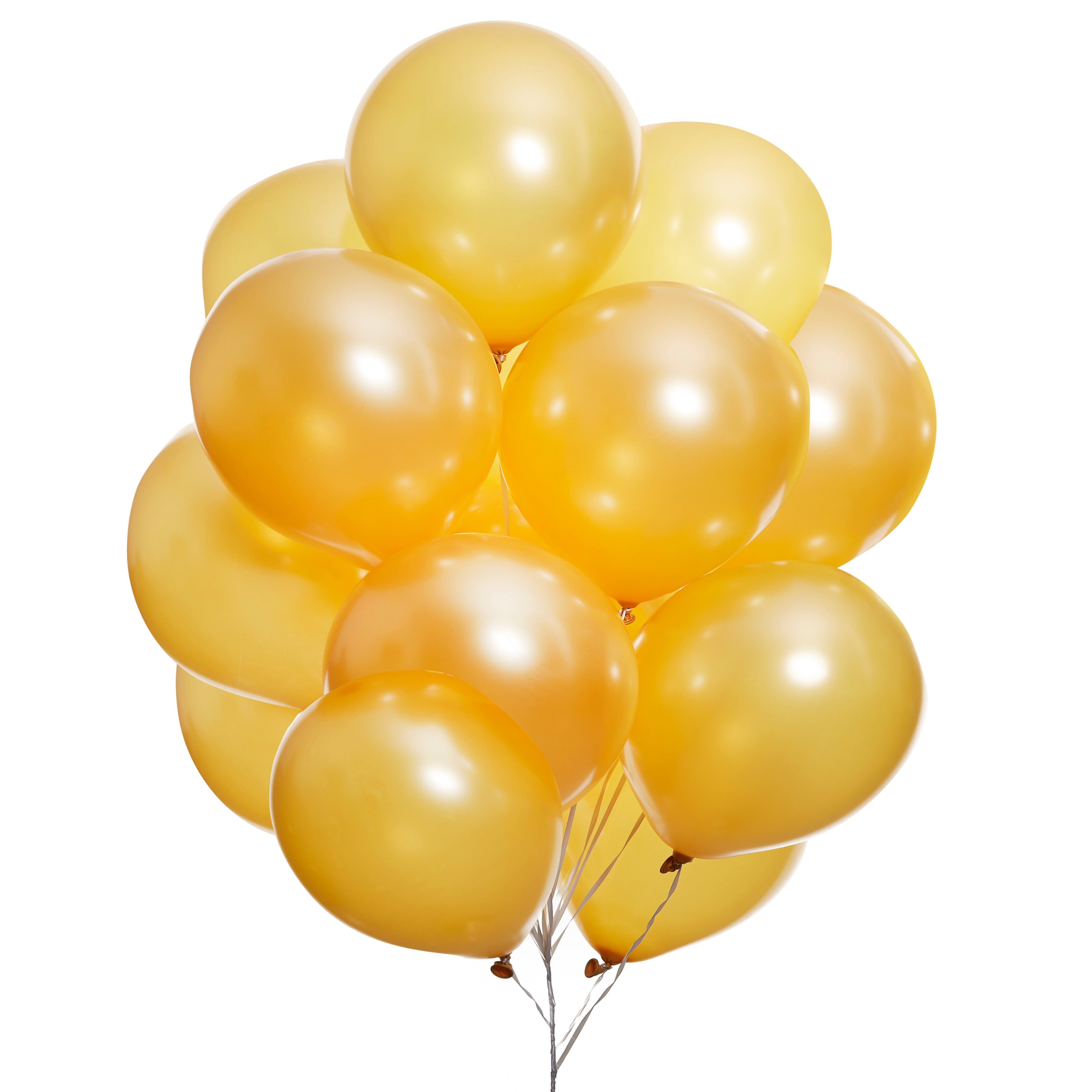 green-paw-metallic-balloons-luftballons-gold-50-st-ck-metallic image 5