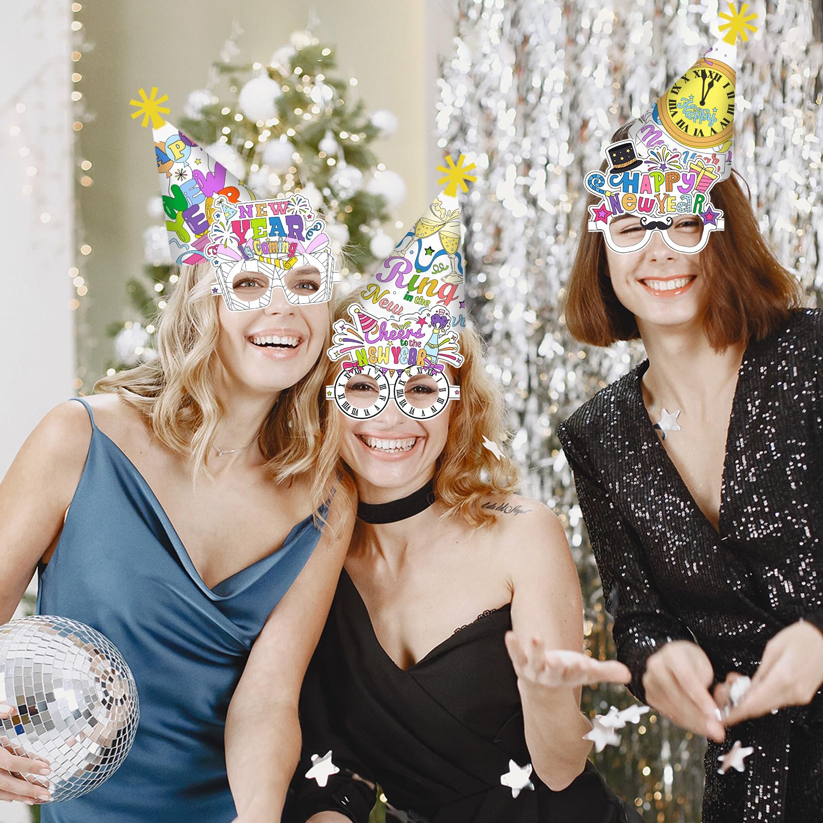 howaf-silvester-deko-set-a-h-te-brille-zum-ausmalen-party image 7