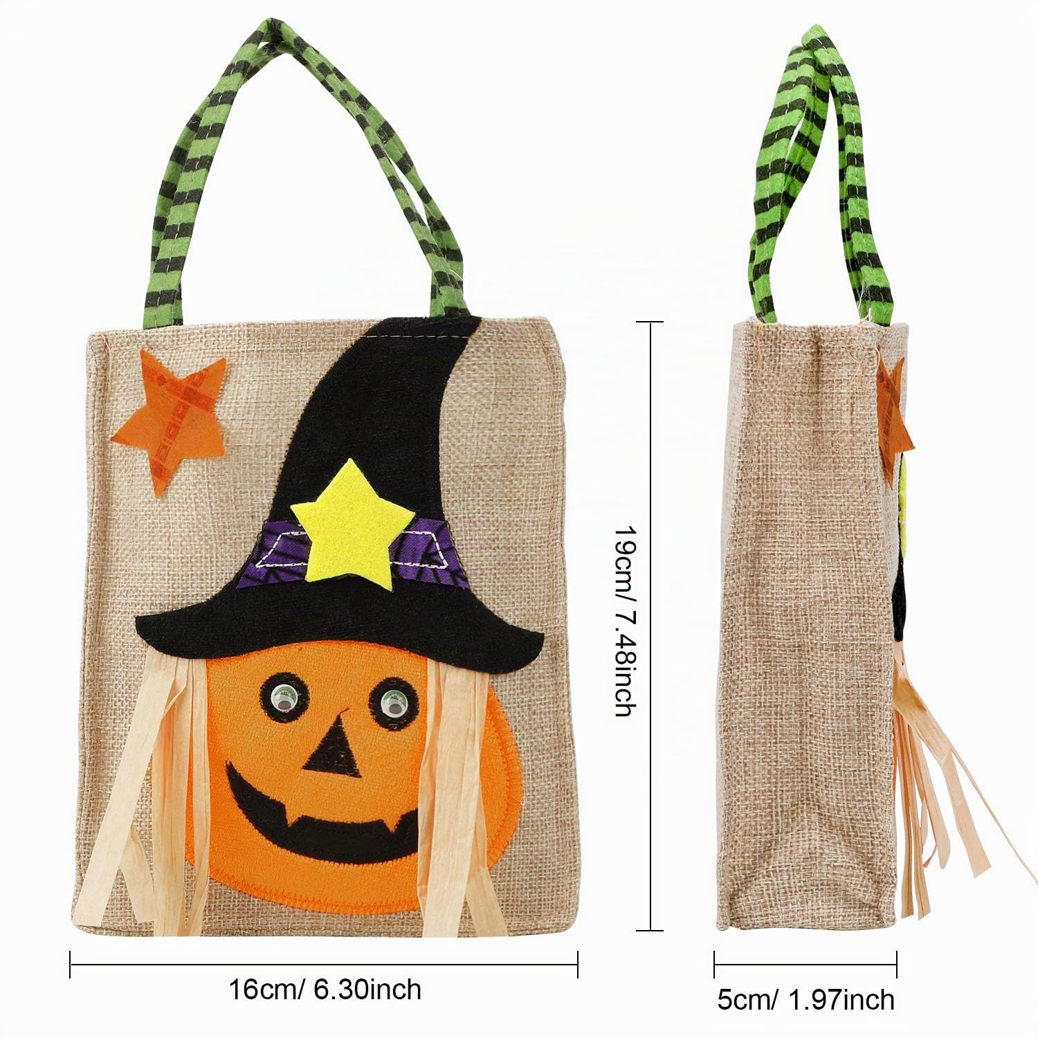 howaf-halloween-geschenkt-te-leinen-4er-set-k-rbis-hexe image 2