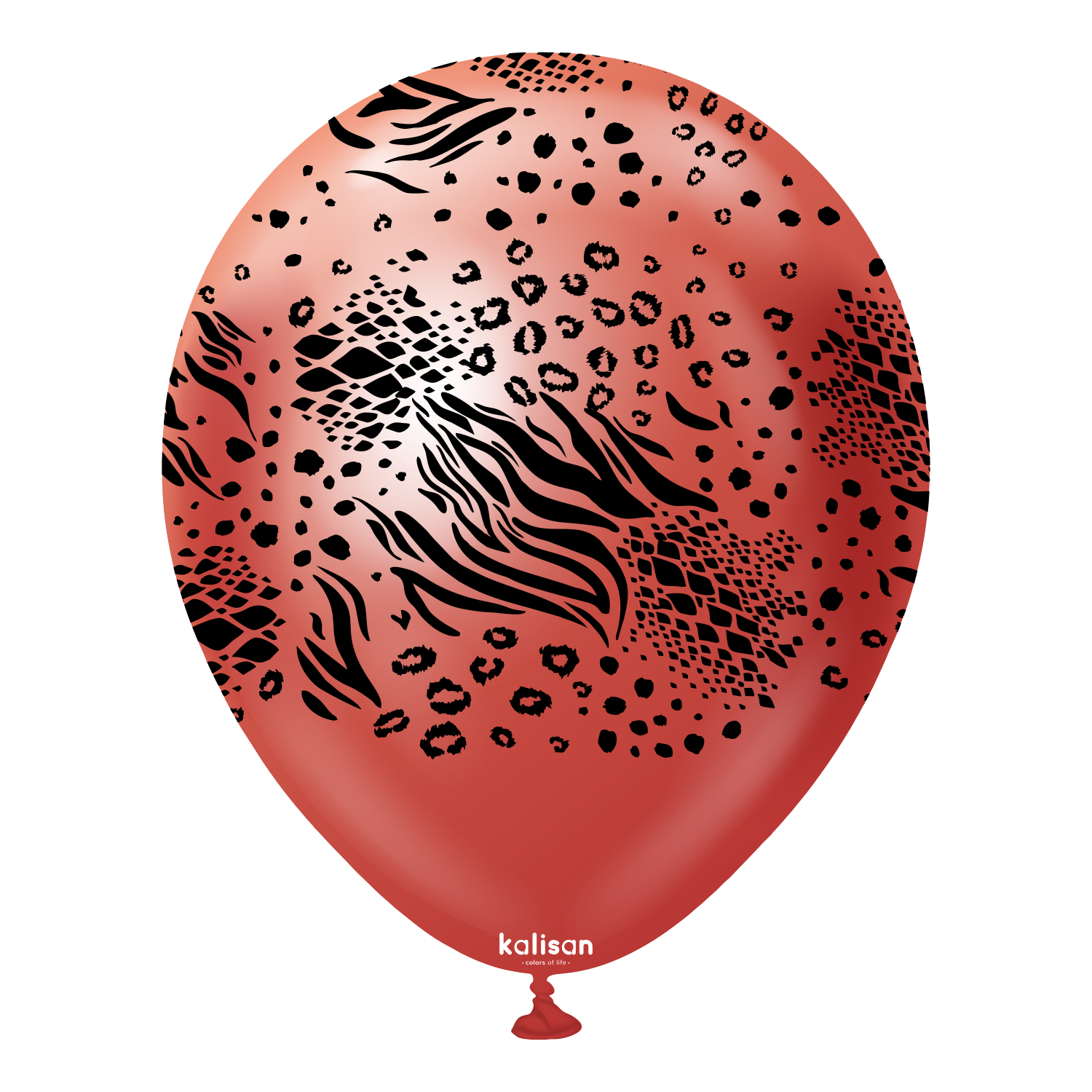 kalisan-safari-theme-mutant-mirror-red-luftballons-25-st-ck image 1