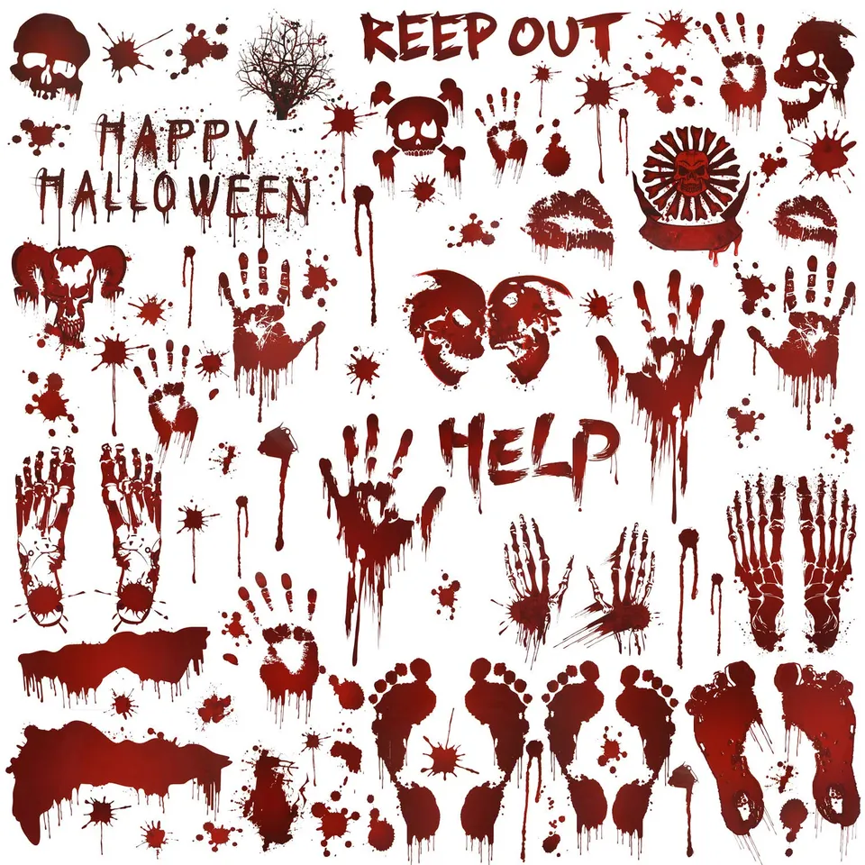howaf-halloween-fensterbilder-blutig-set-c-80-st-ck image 1