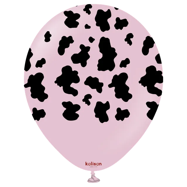 kalisan-safari-cow-dusty-rose-ballons-12-25-st-ck-rosa image 1