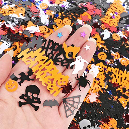 howaf-halloween-konfetti-tischstreu-bunt-glitzer-60g-k-rbis-geist image 8