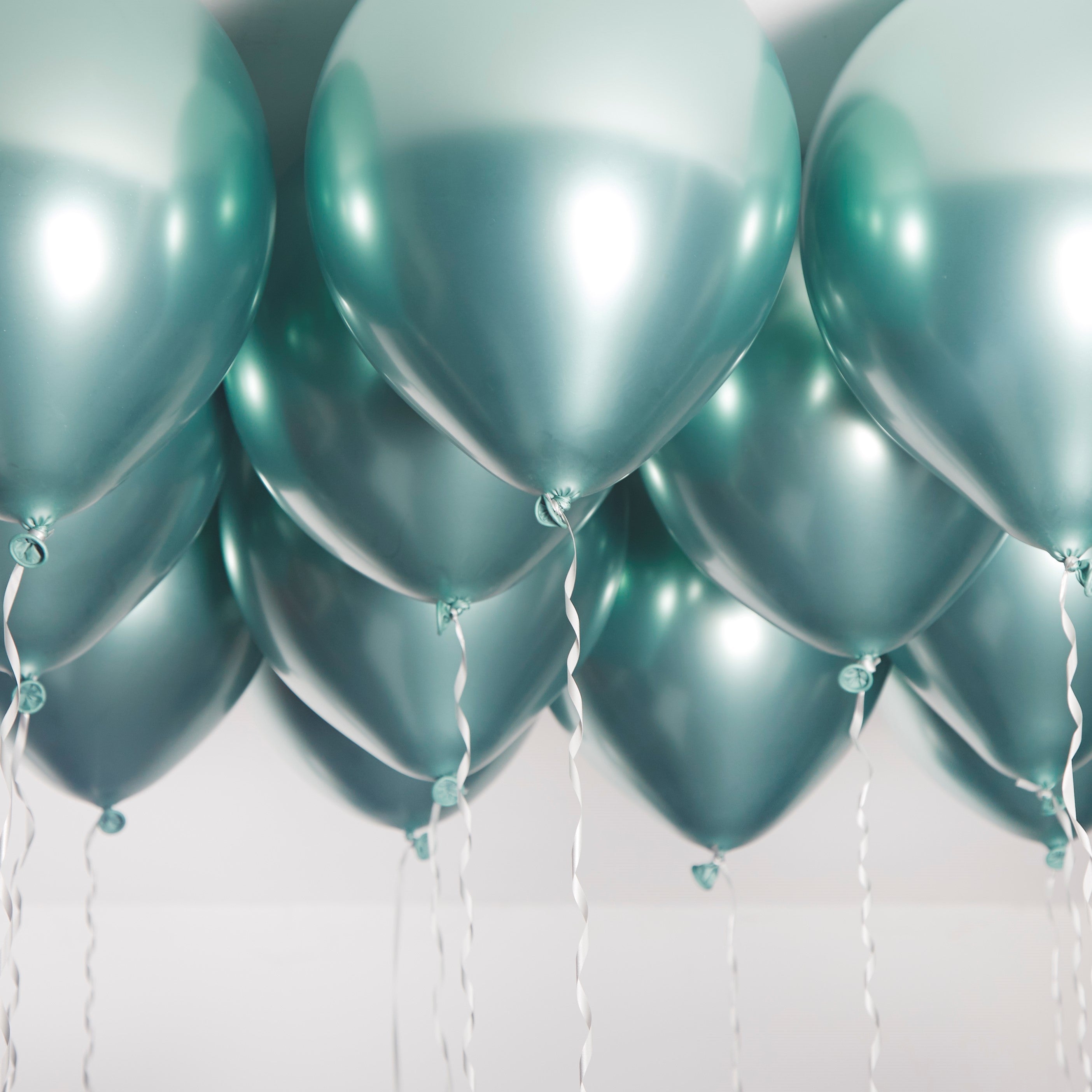 green-paw-glossy-balloons-luftballons-gr-n-25-st-ck-helium image 2