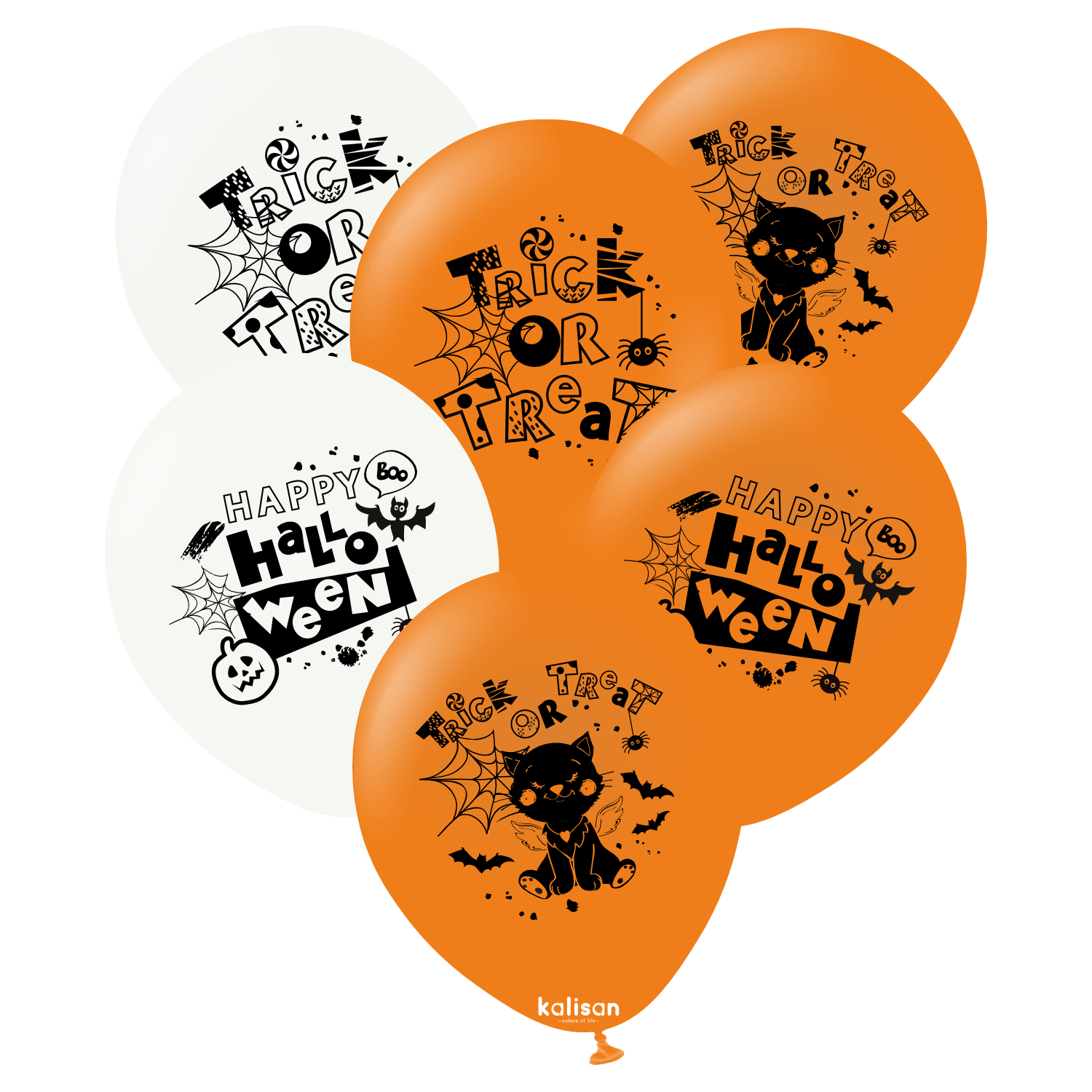 kalisan-halloween-trick-or-treat-luftballons-12-zoll-25-st-ck image 1
