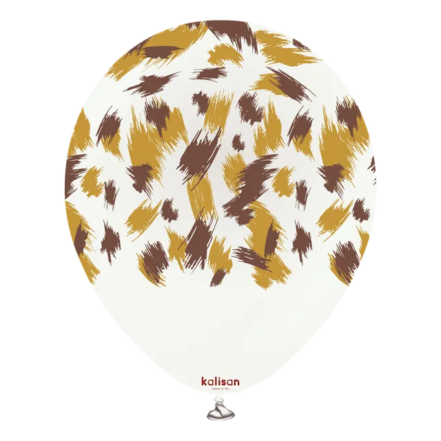 kalisan-safari-savanna-white-luftballon-12-zoll-25-st-ck image 1