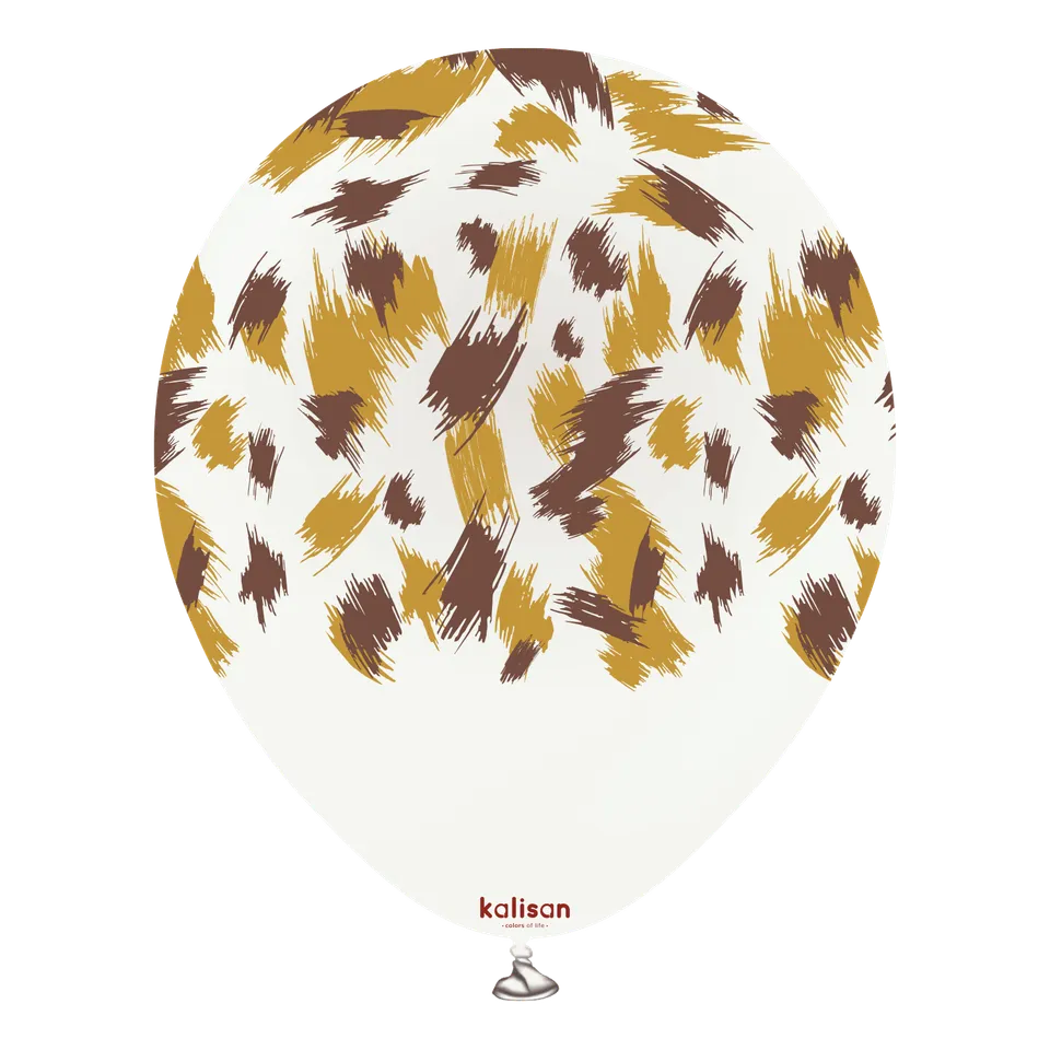 kalisan-safari-savanna-white-luftballon-12-zoll-25-st-ck image 1