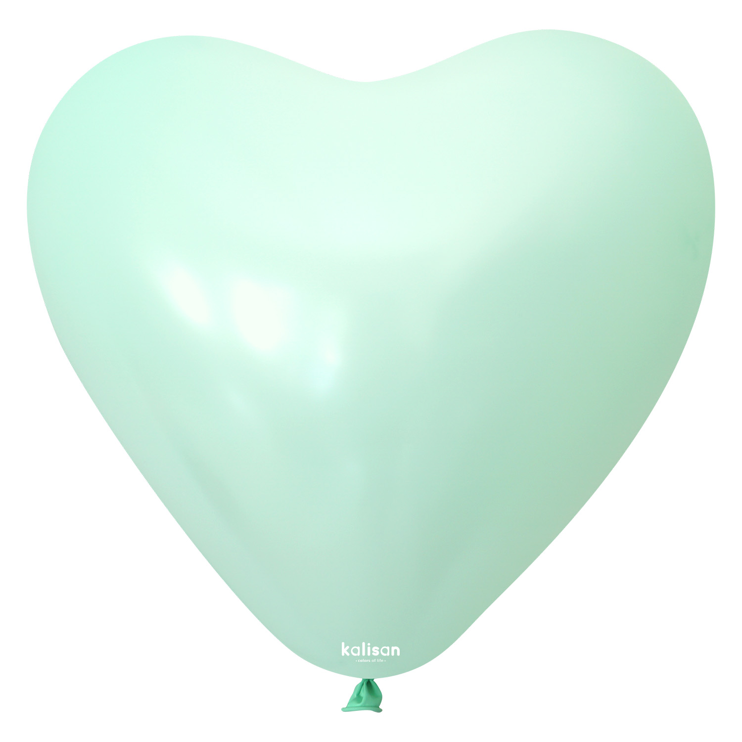 kalisan-macaron-colors-12-herz-luftballon-macaron-green-matt image 1